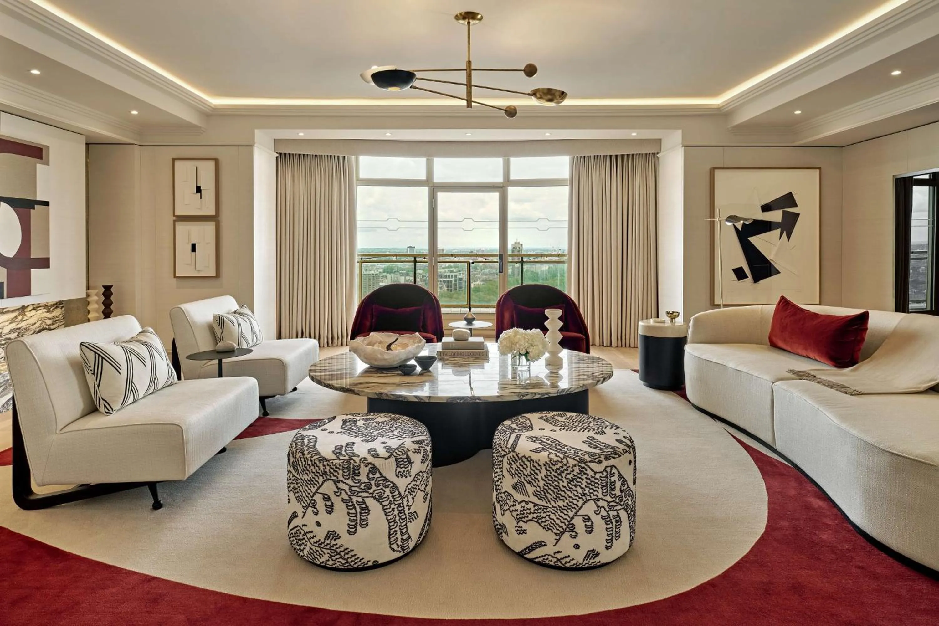 Living room in London Hilton on Park Lane