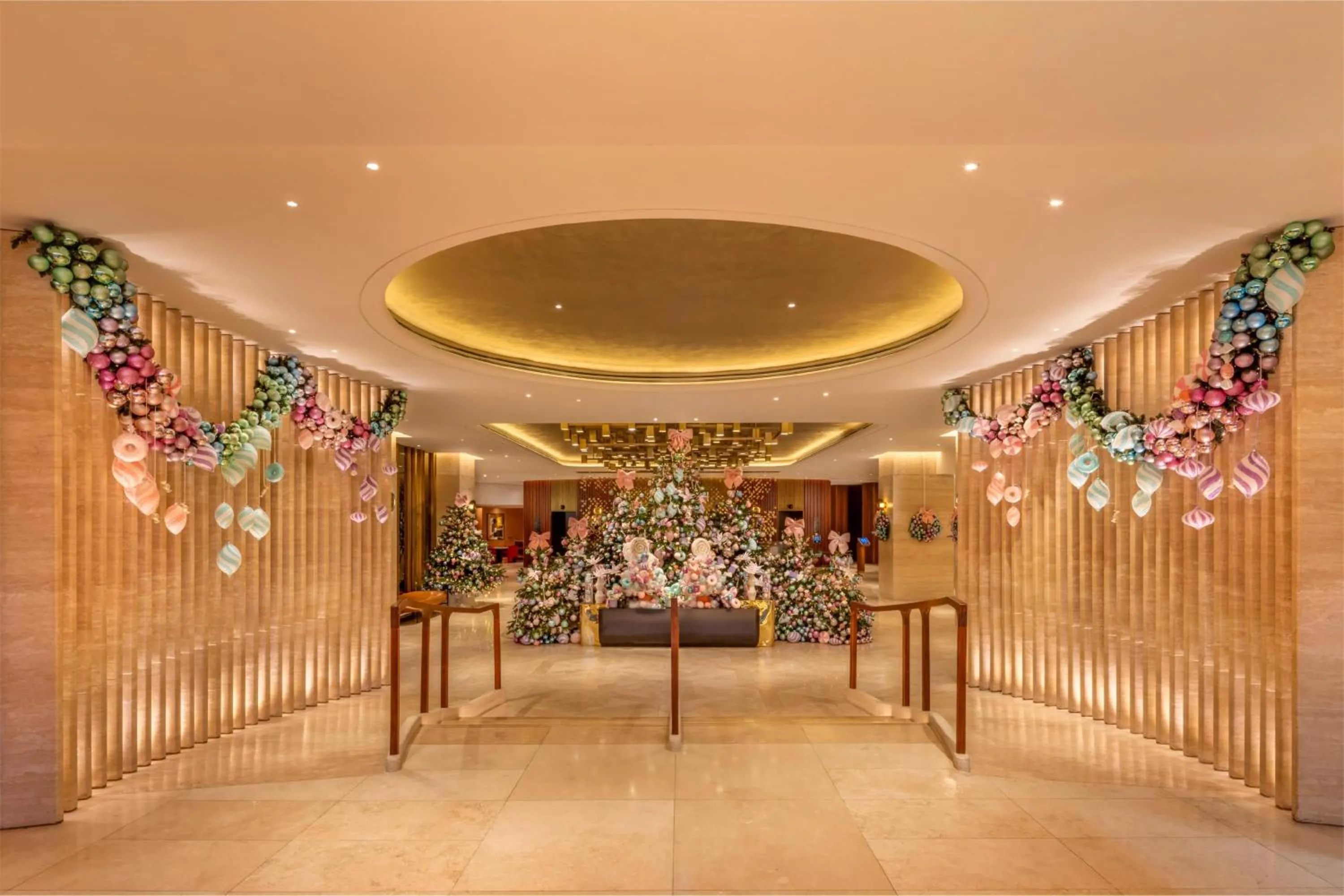 Lobby or reception in London Hilton on Park Lane