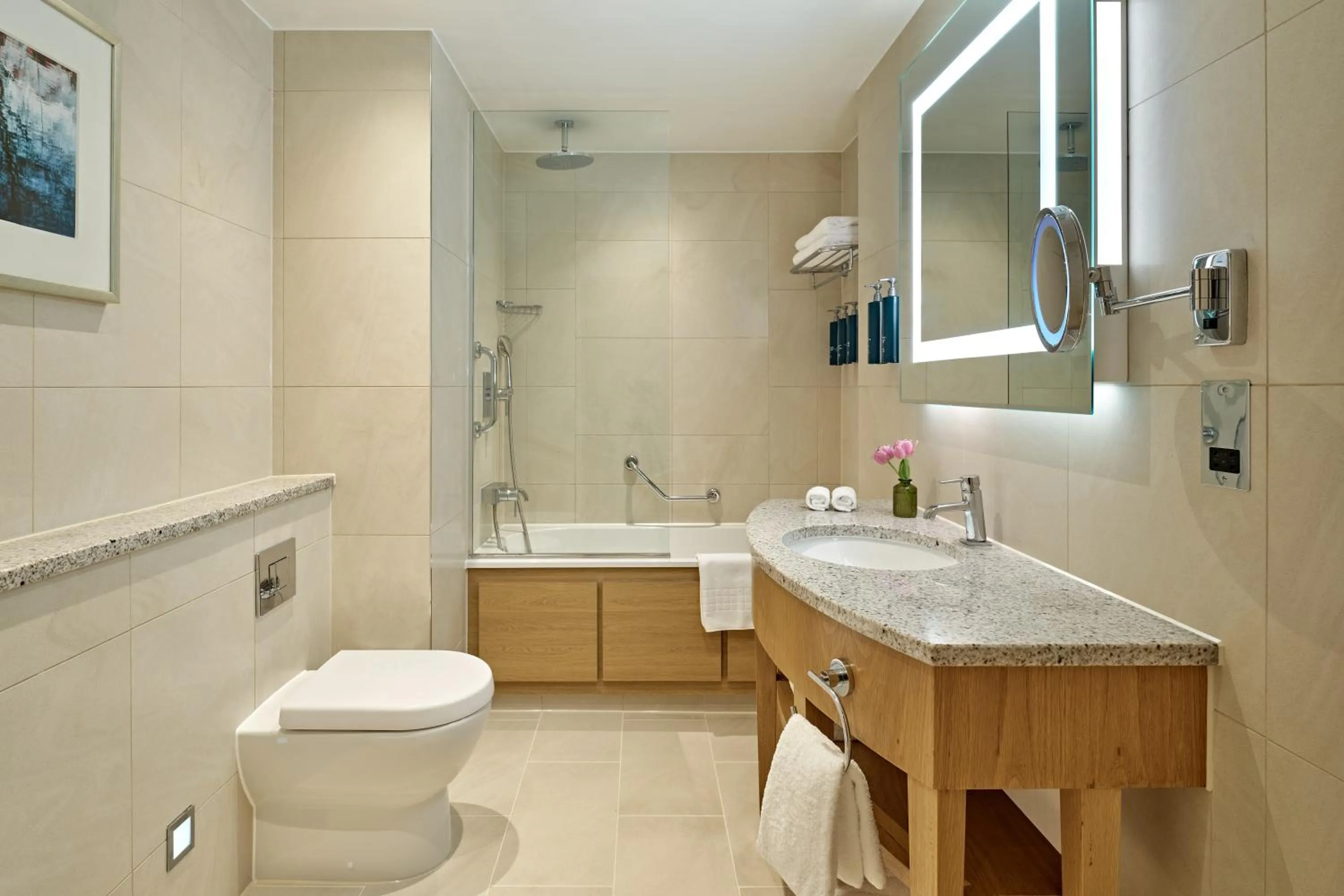Bathroom in London Hilton on Park Lane