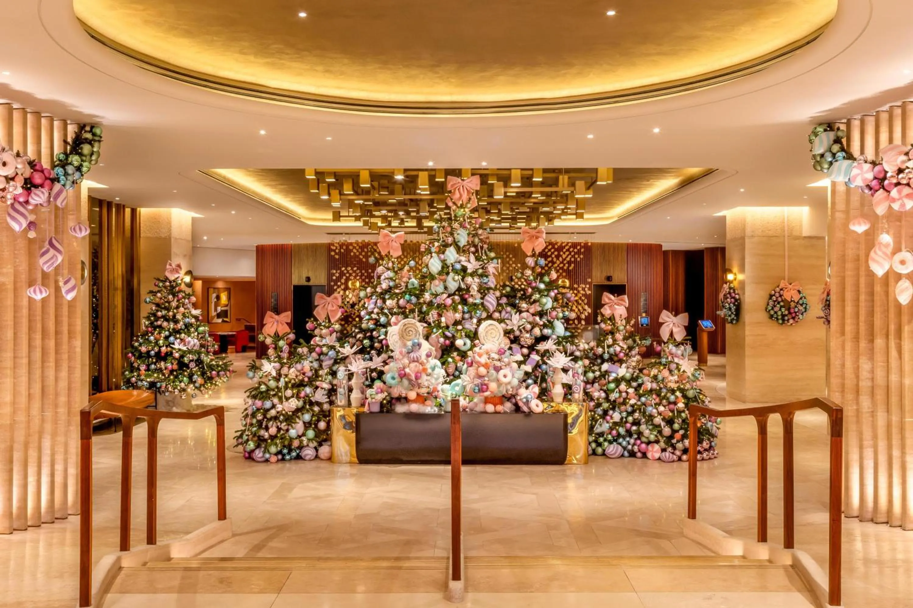Lobby or reception in London Hilton on Park Lane