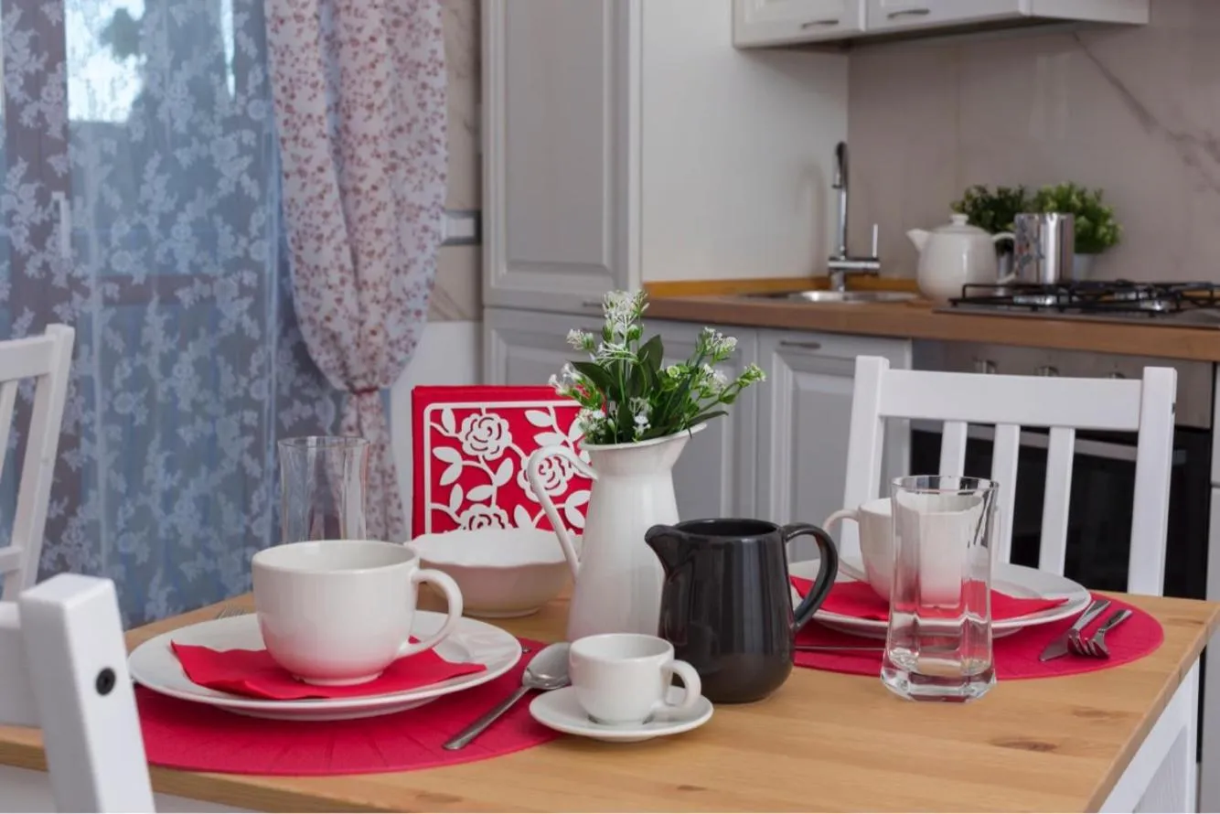 Communal kitchen in B&B Civico 41 Salerno