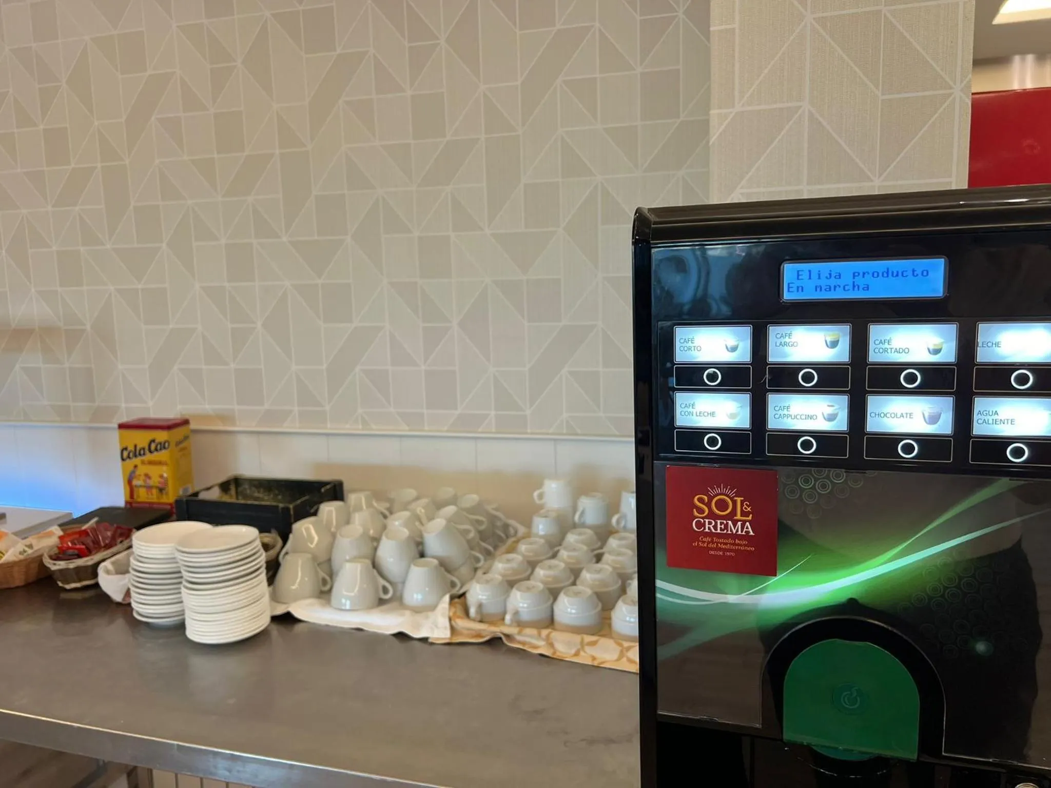 Buffet breakfast in Hotel Restaurante Boabdil