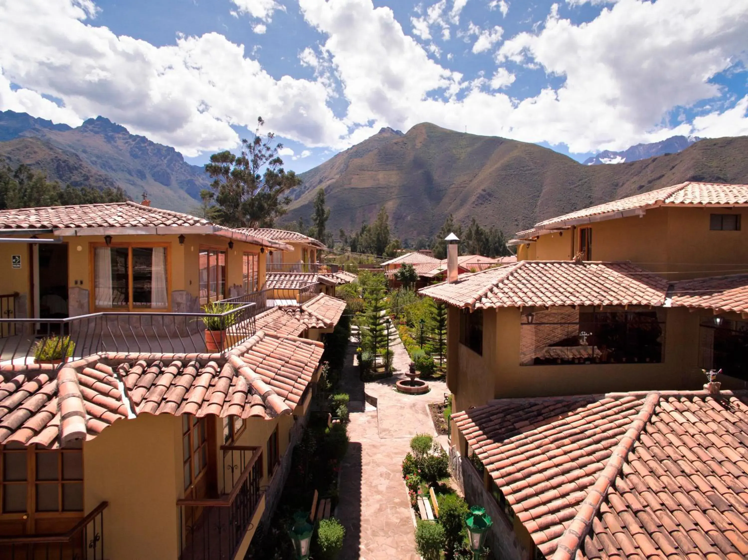 Bird's eye view in Hotel Mabey Urubamba Bird's eye view in Hotel Mabey Urubamba
