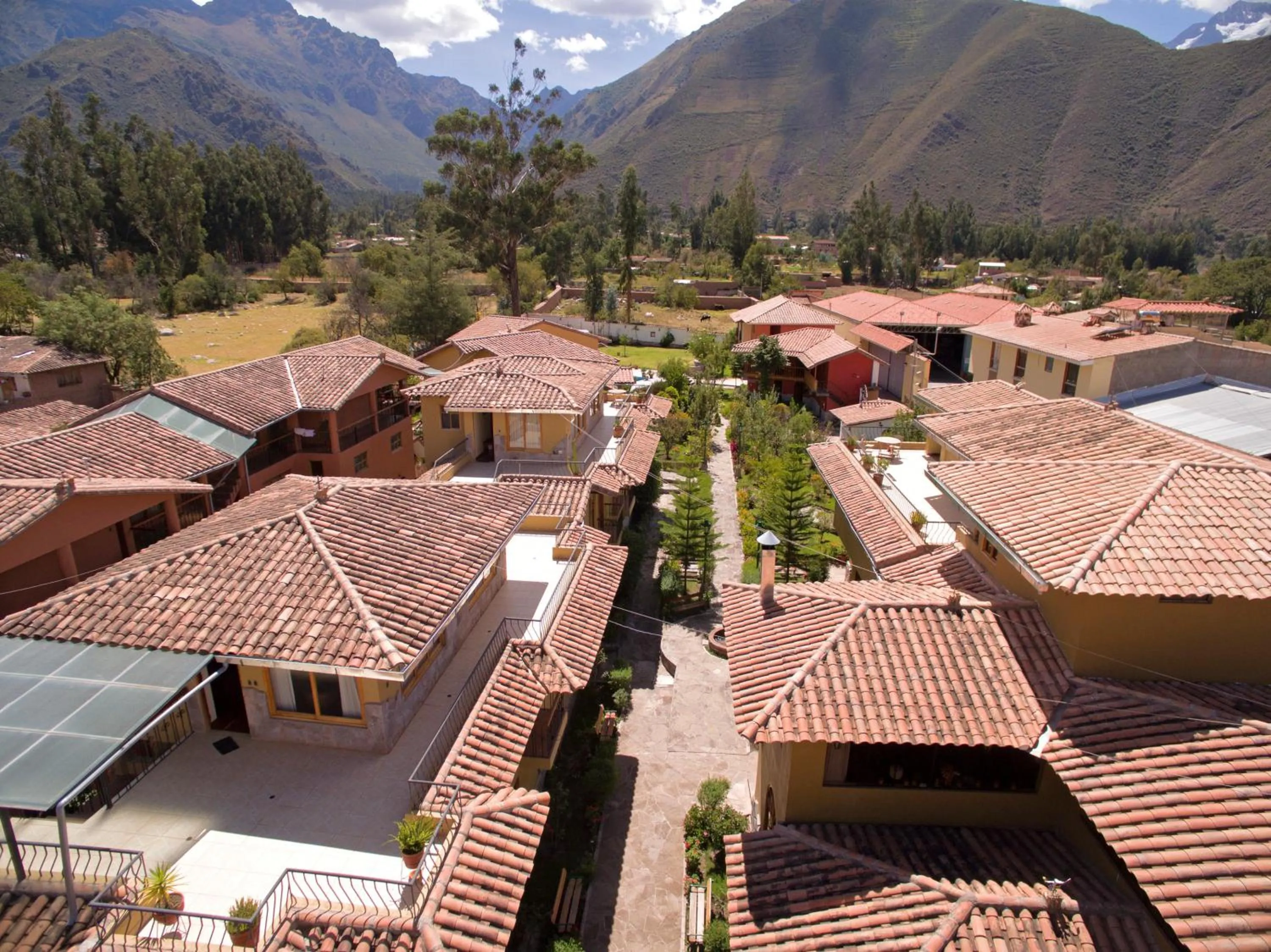 Bird's eye view in Hotel Mabey Urubamba
