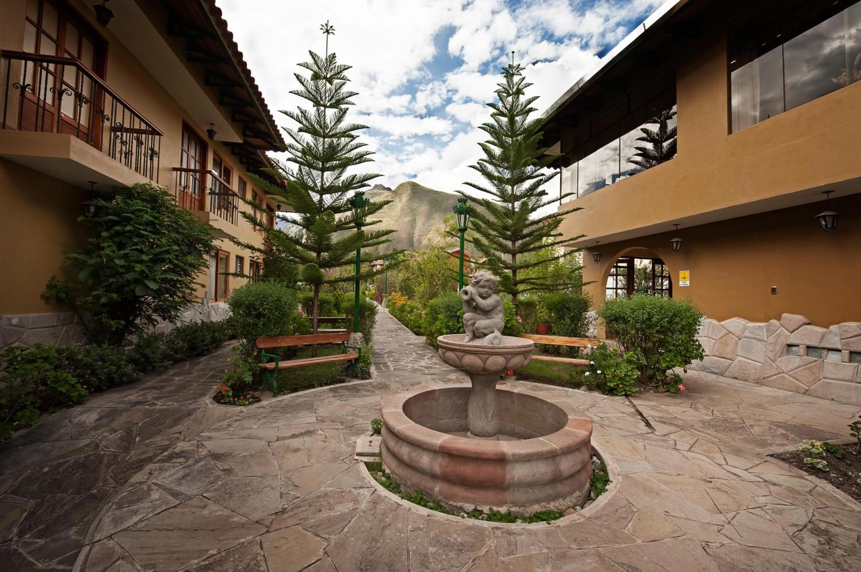 Garden in Hotel Mabey Urubamba
