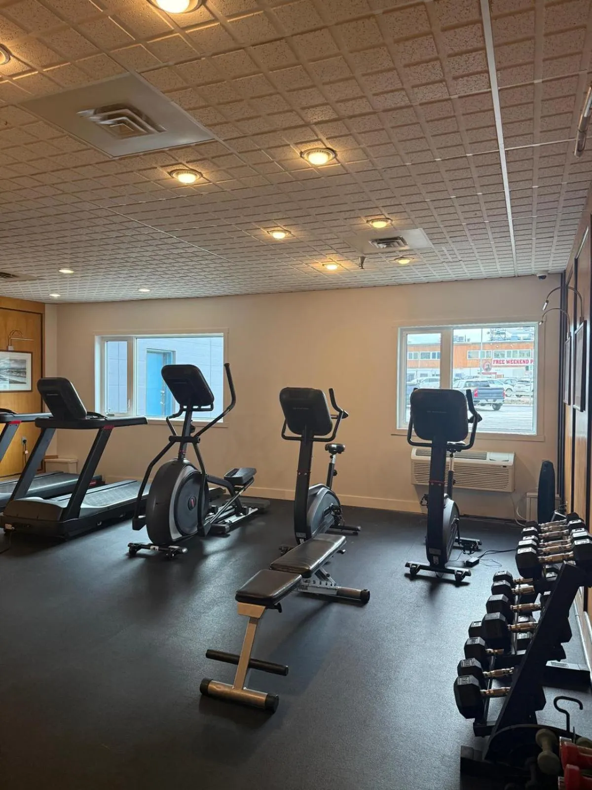 Fitness centre/facilities in Sternwheeler Hotel & Conference Centre, Trademark by Wyndham