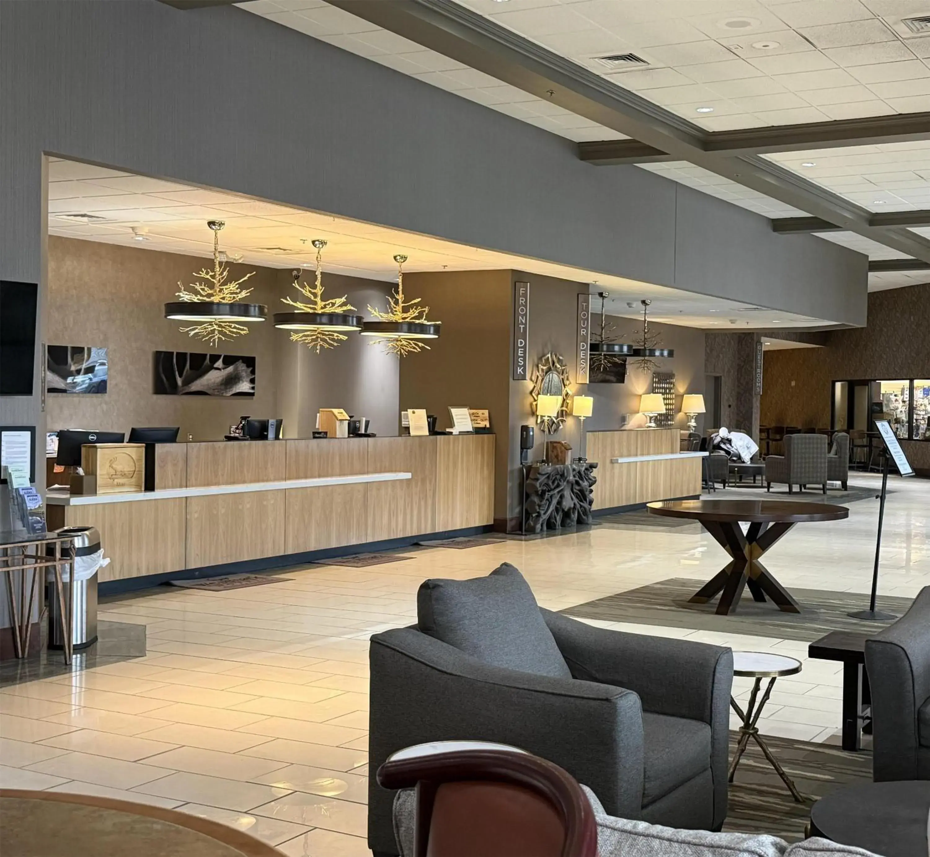 Lobby or reception in Westmark Fairbanks Hotel and Conference Center Lobby or reception in Westmark Fairbanks Hotel and Conference Center