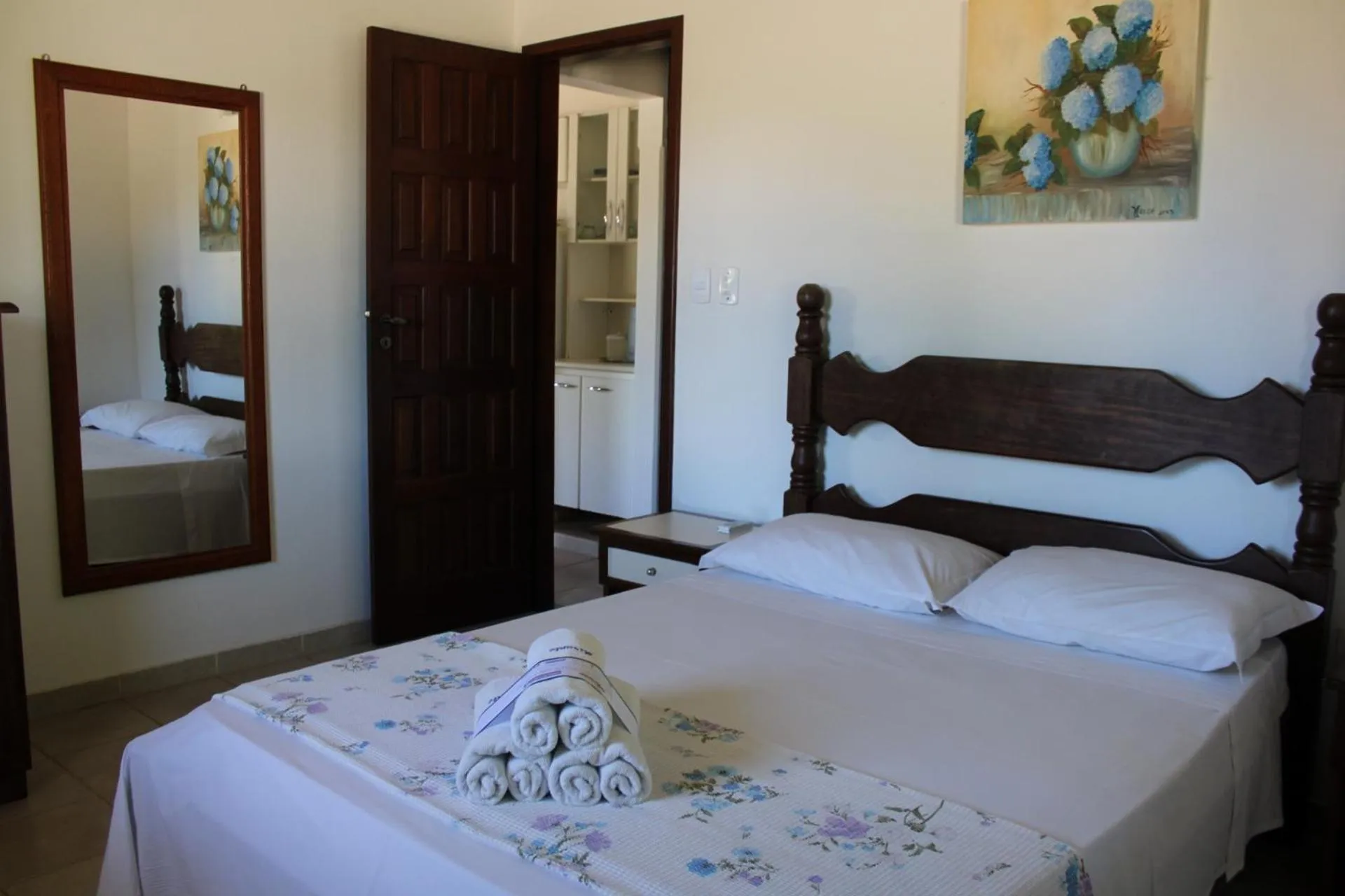 Bed in Hotel Residencial do Mirante