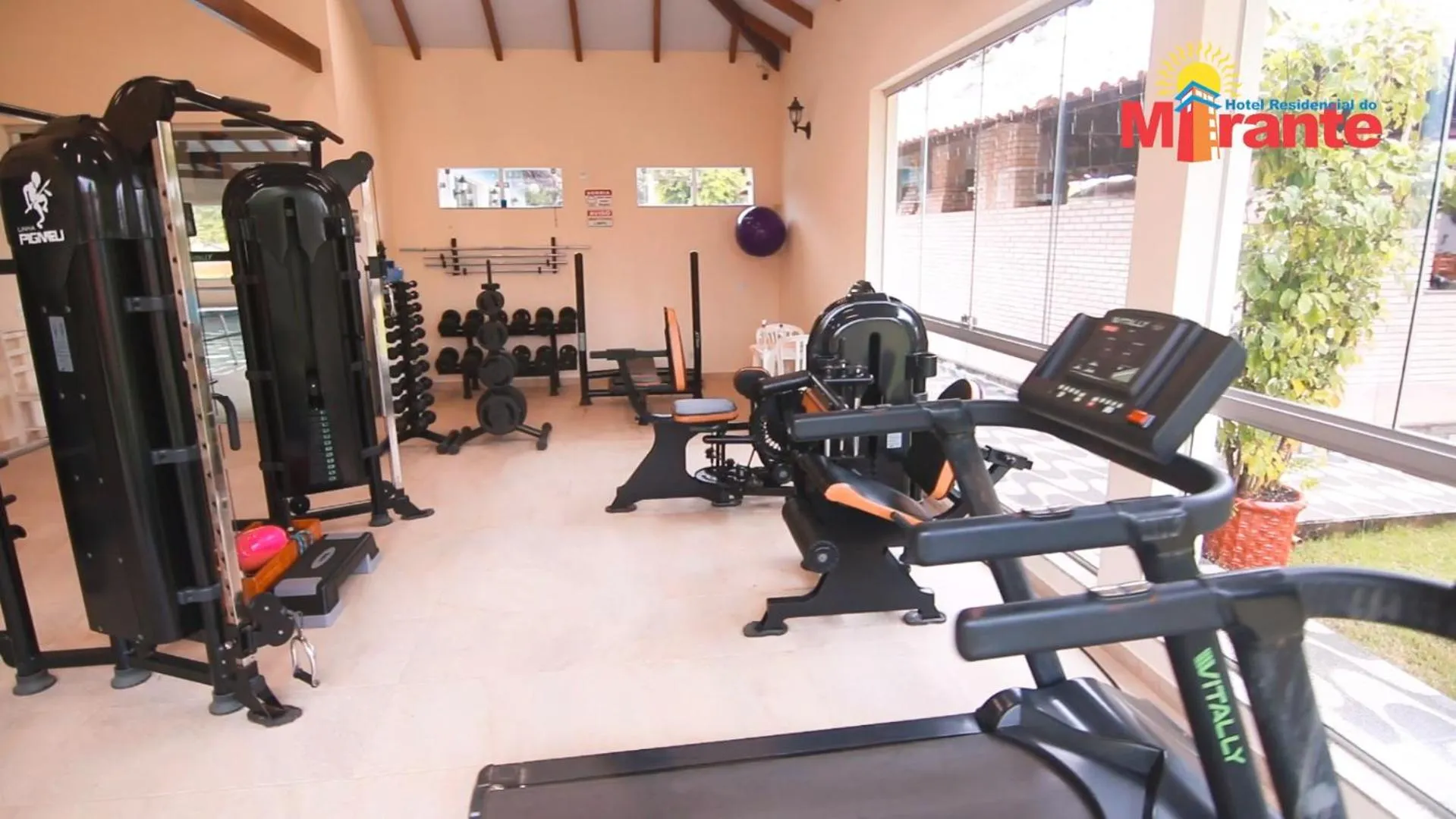 Fitness centre/facilities in Hotel Residencial do Mirante