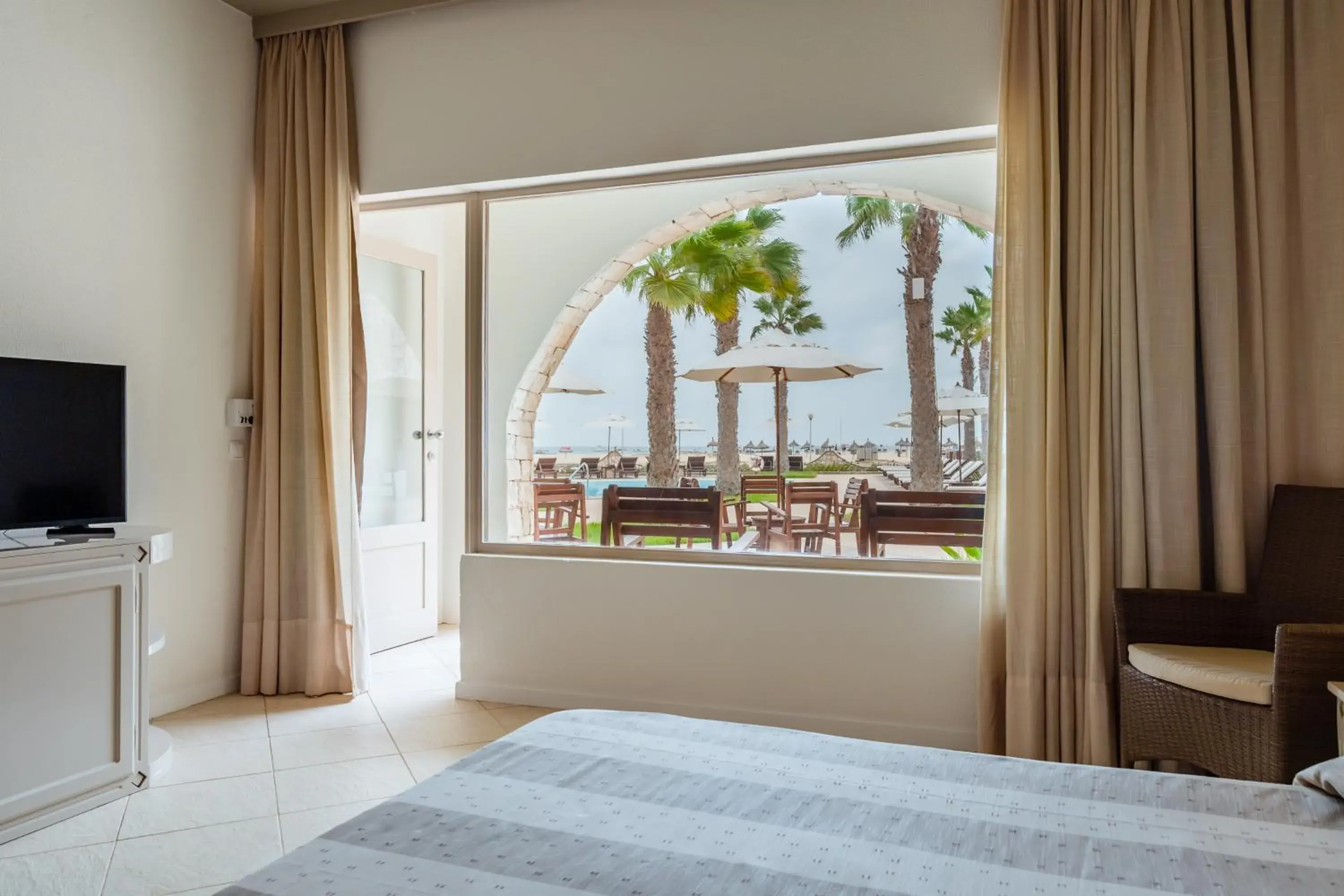 View (from property/room), Bed in Hotel Morabeza View (from property/room), Bed in Hotel Morabeza