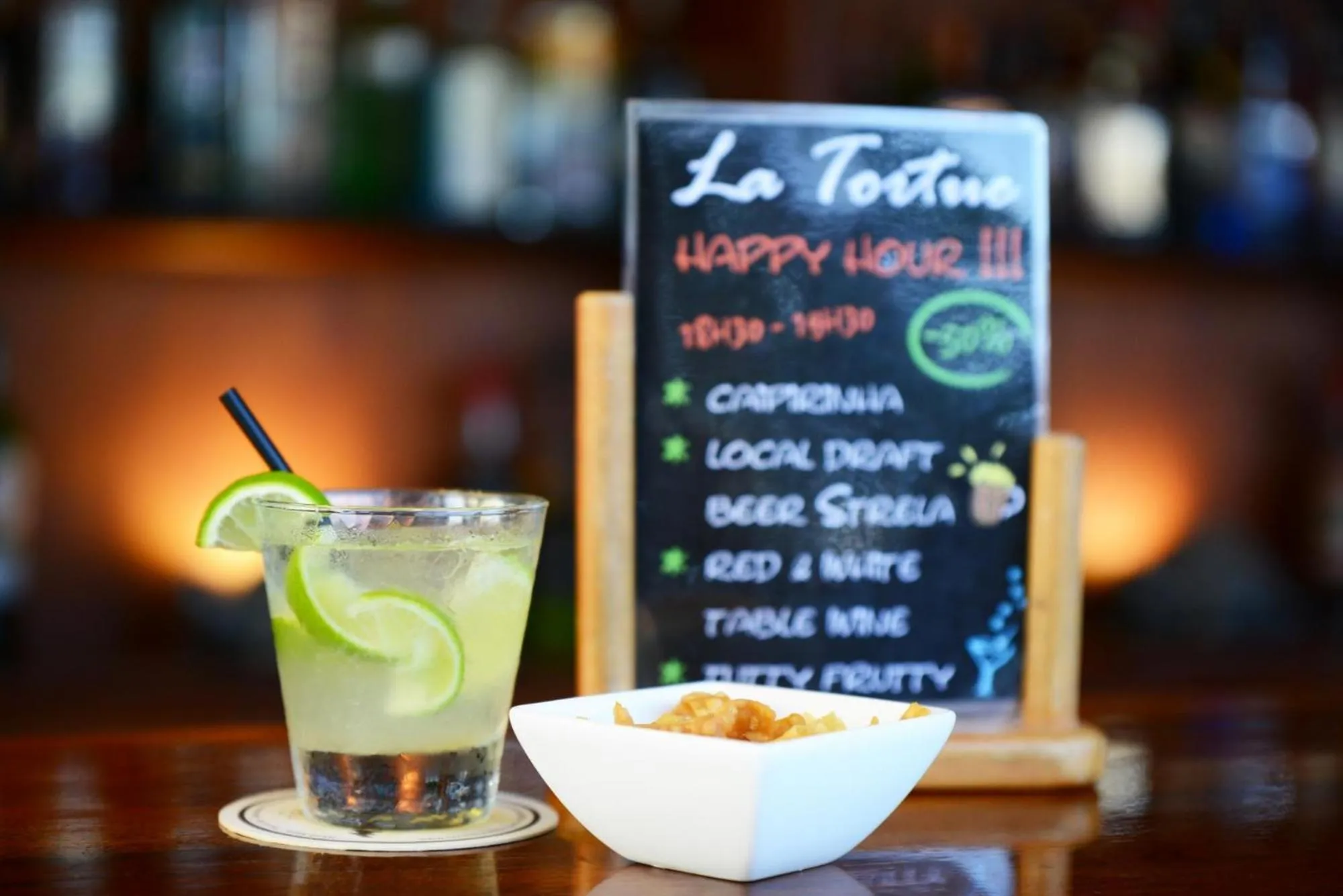 Alcoholic drinks in Hotel Morabeza