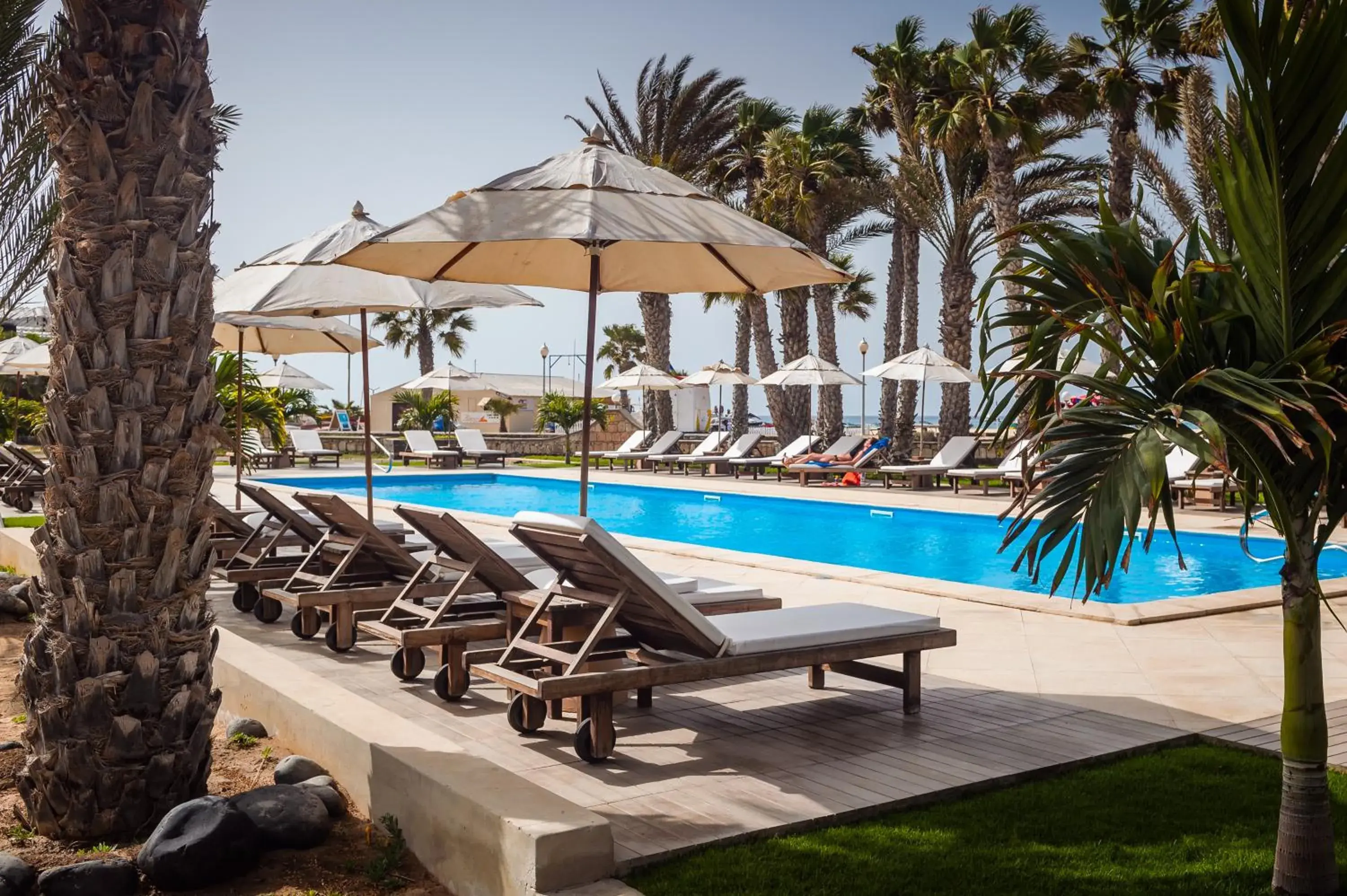 Swimming pool in Hotel Morabeza Swimming pool in Hotel Morabeza