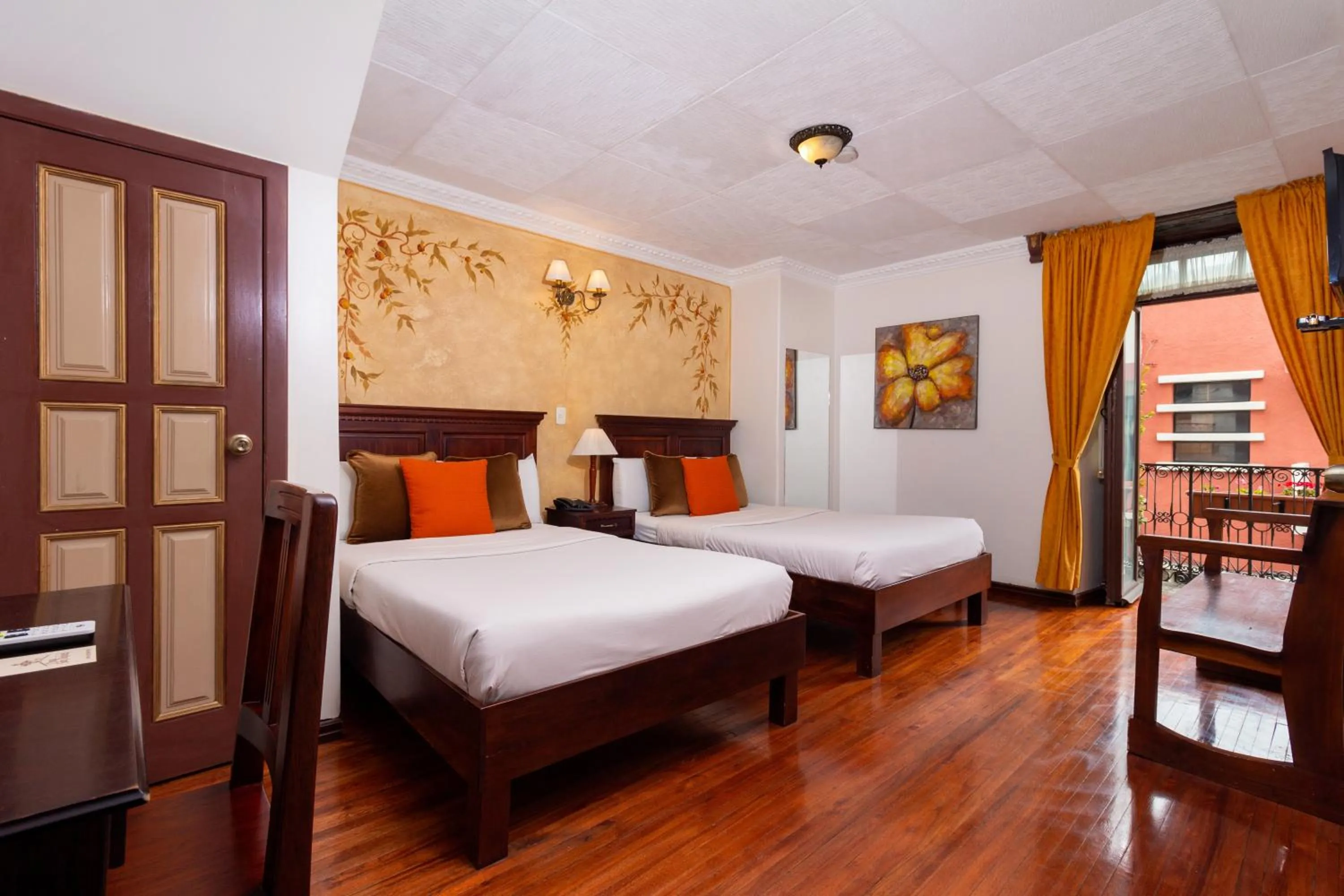 Bed in Hotel Casa San Rafael