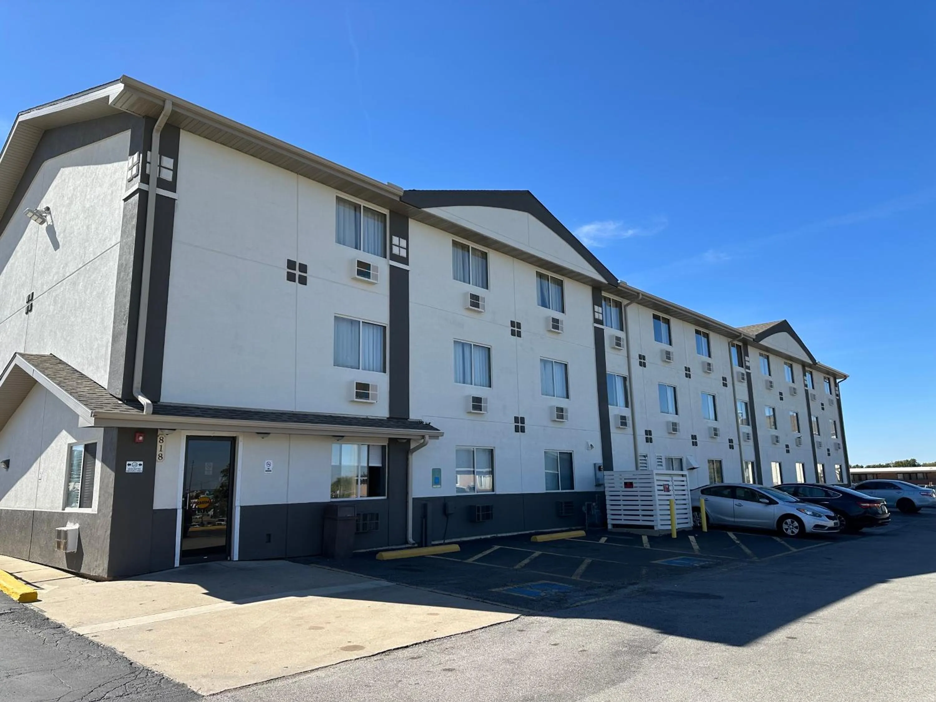 Property building in Super 8 by Wyndham Bloomington Normal