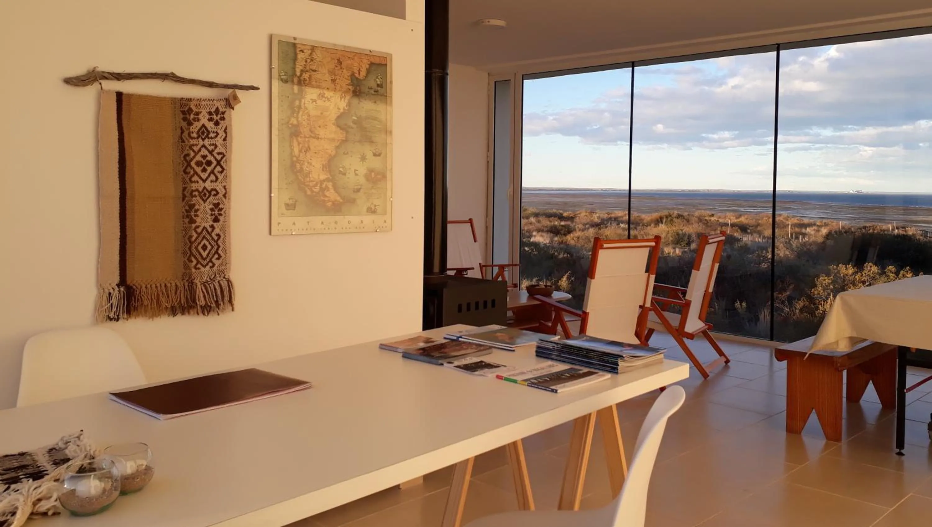 Living room in Médanos Patagonia