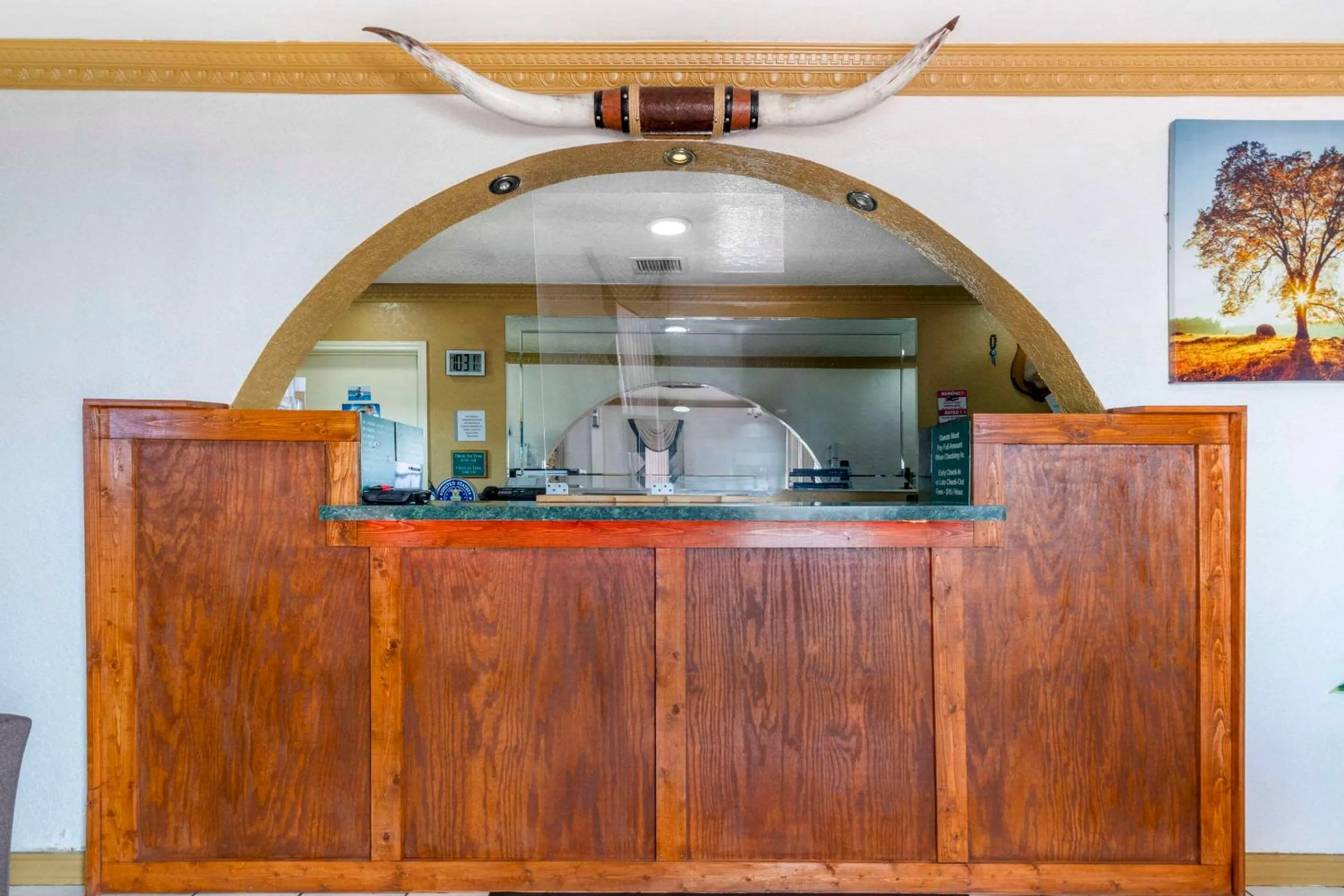 Lobby or reception in Econo Lodge Inn & Suites Near Lackland AFB