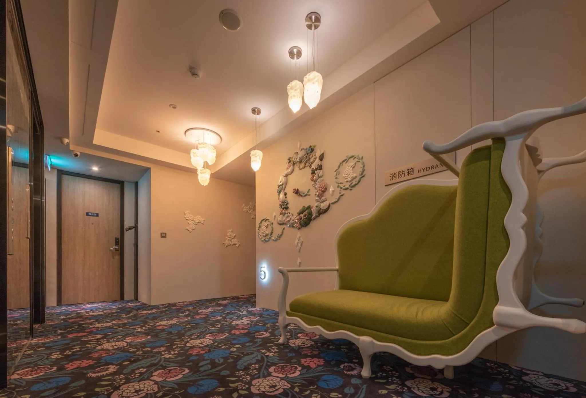 Decorative detail in Brio Hotel