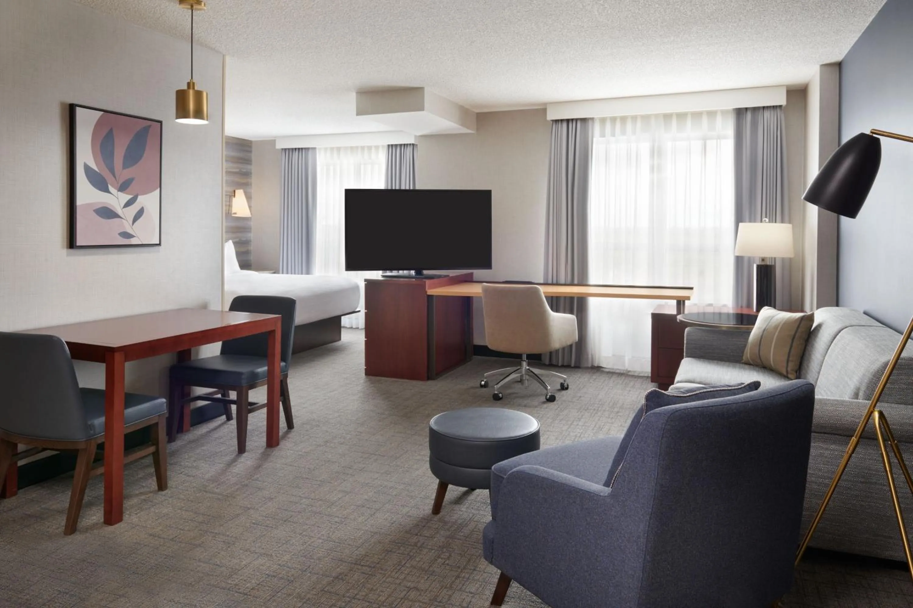 Living room in Residence Inn by Marriott Calgary Airport