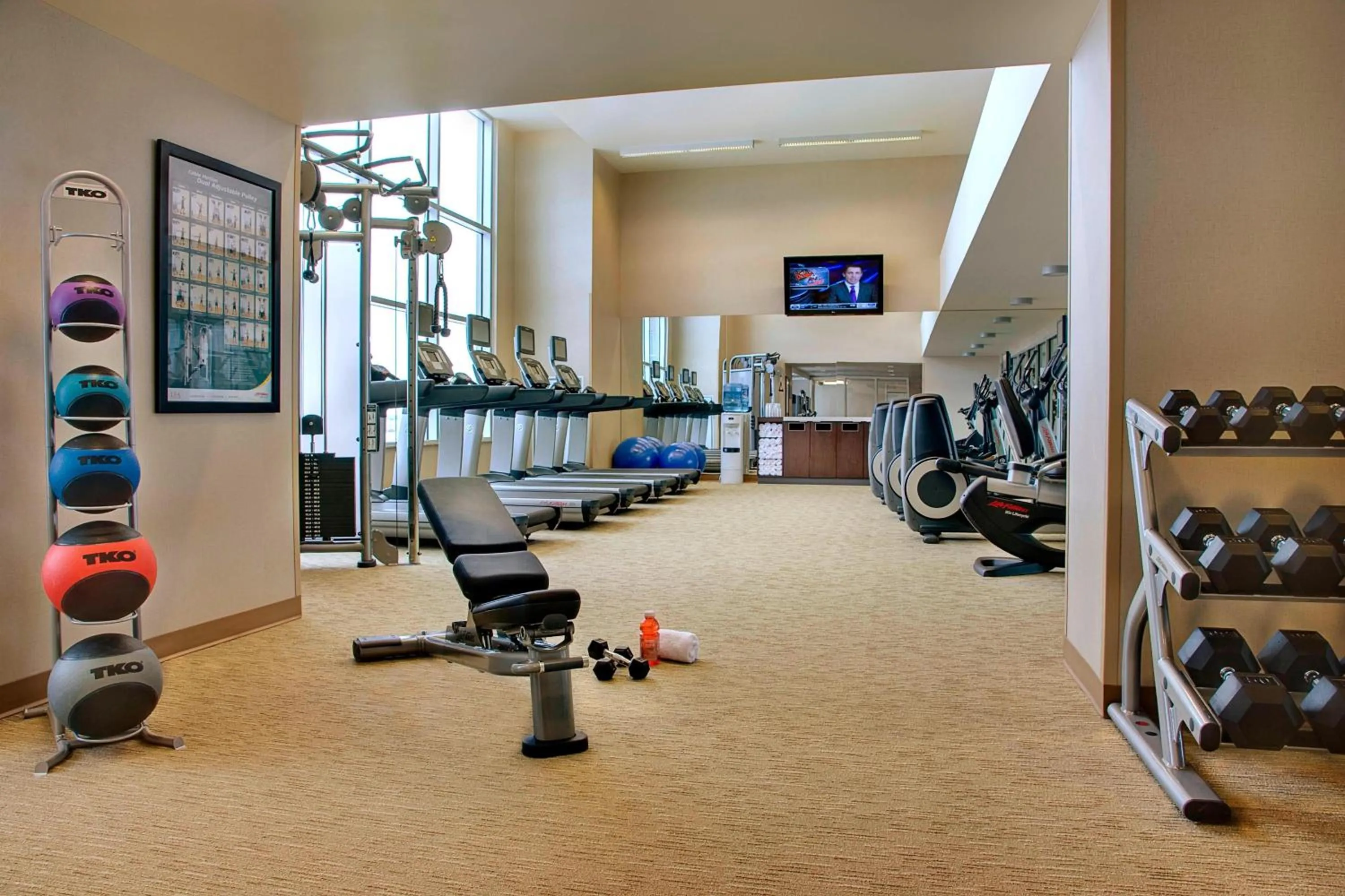 Fitness centre/facilities in Residence Inn by Marriott Calgary Airport
