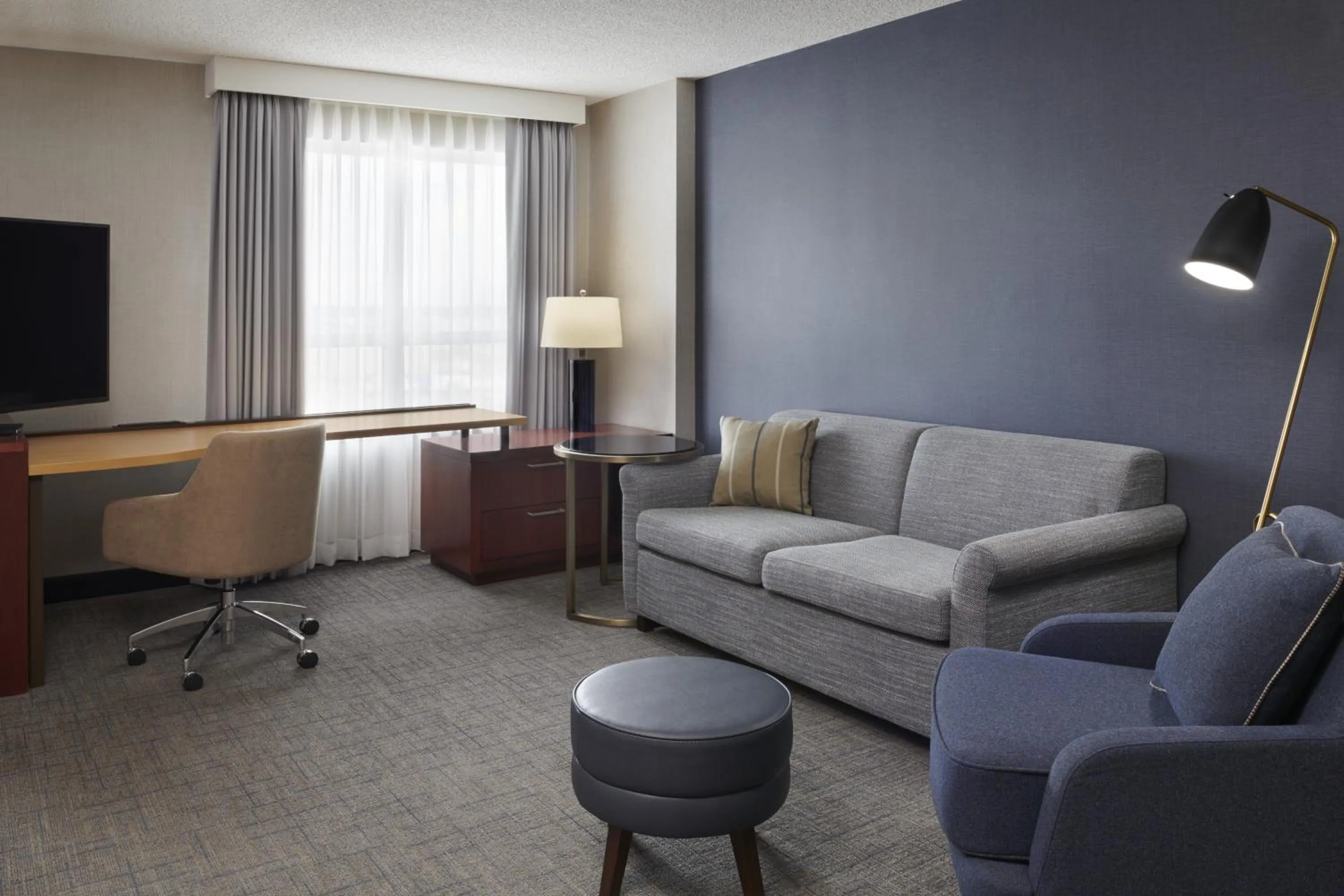 Living room in Residence Inn by Marriott Calgary Airport