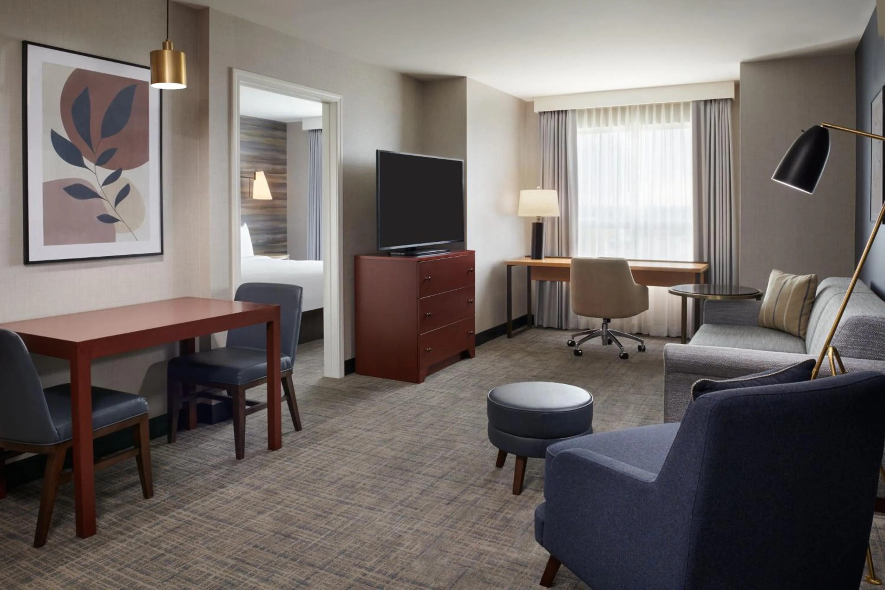 Living room in Residence Inn by Marriott Calgary Airport