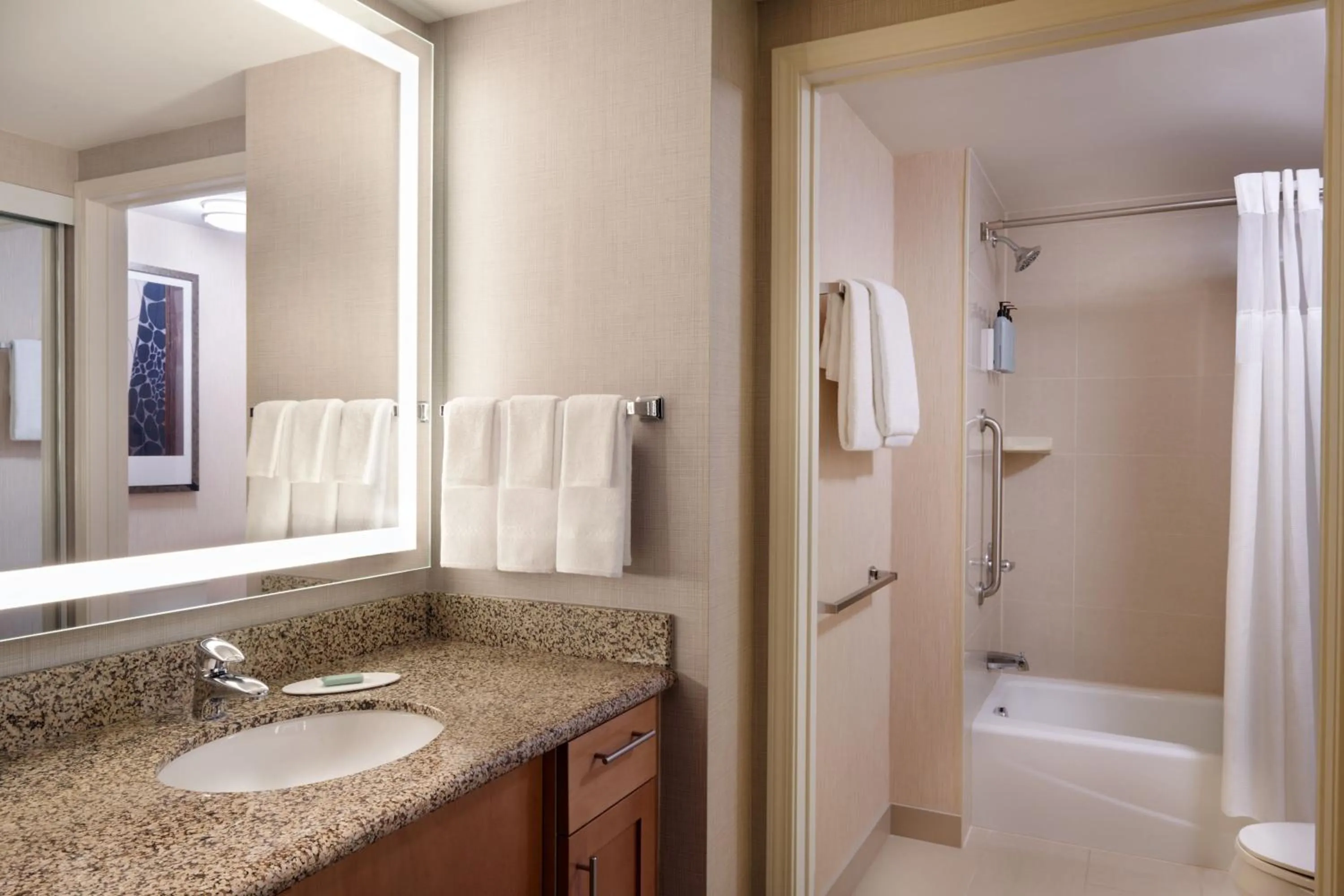 Bathroom in Residence Inn by Marriott Calgary Airport