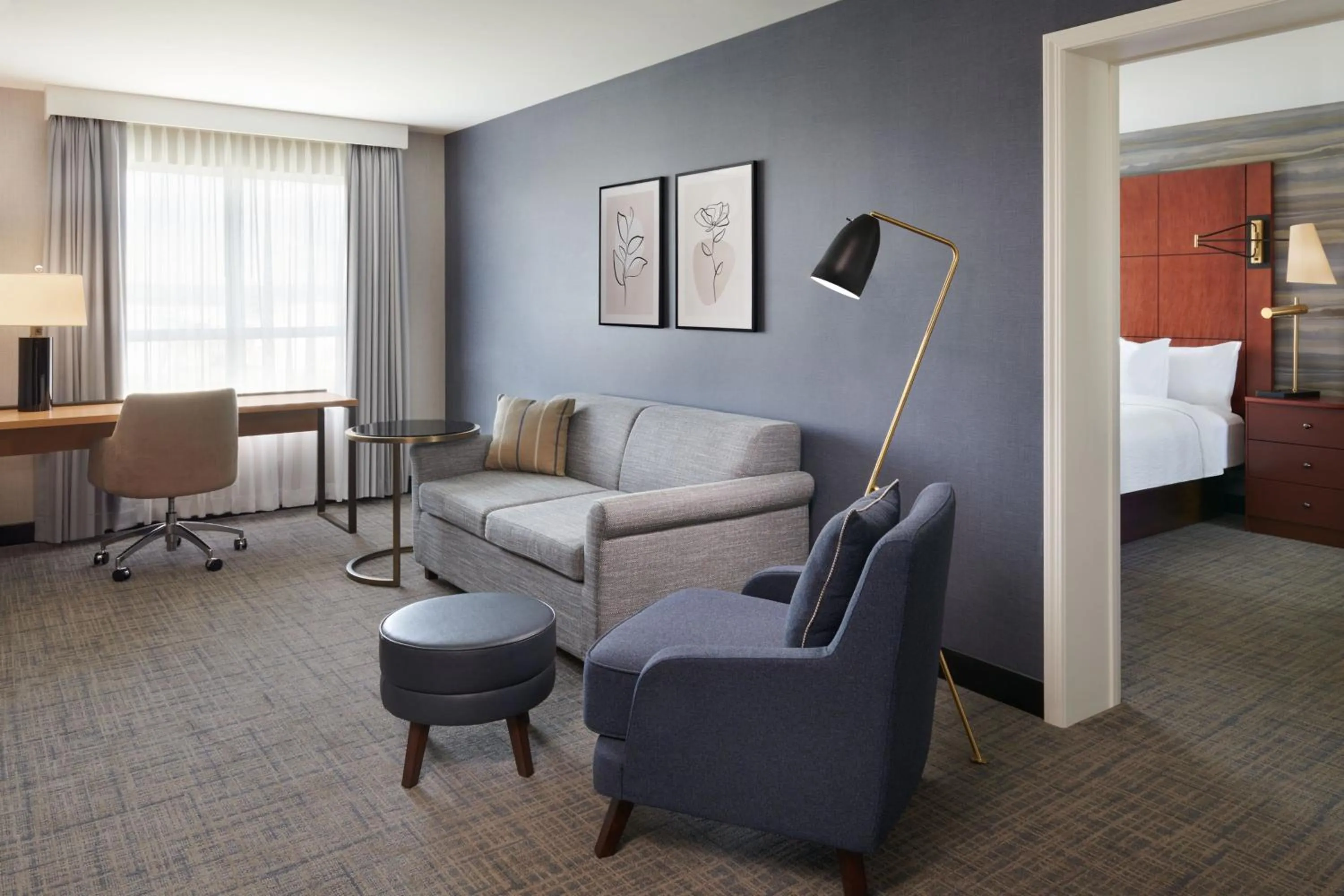 Living room in Residence Inn by Marriott Calgary Airport