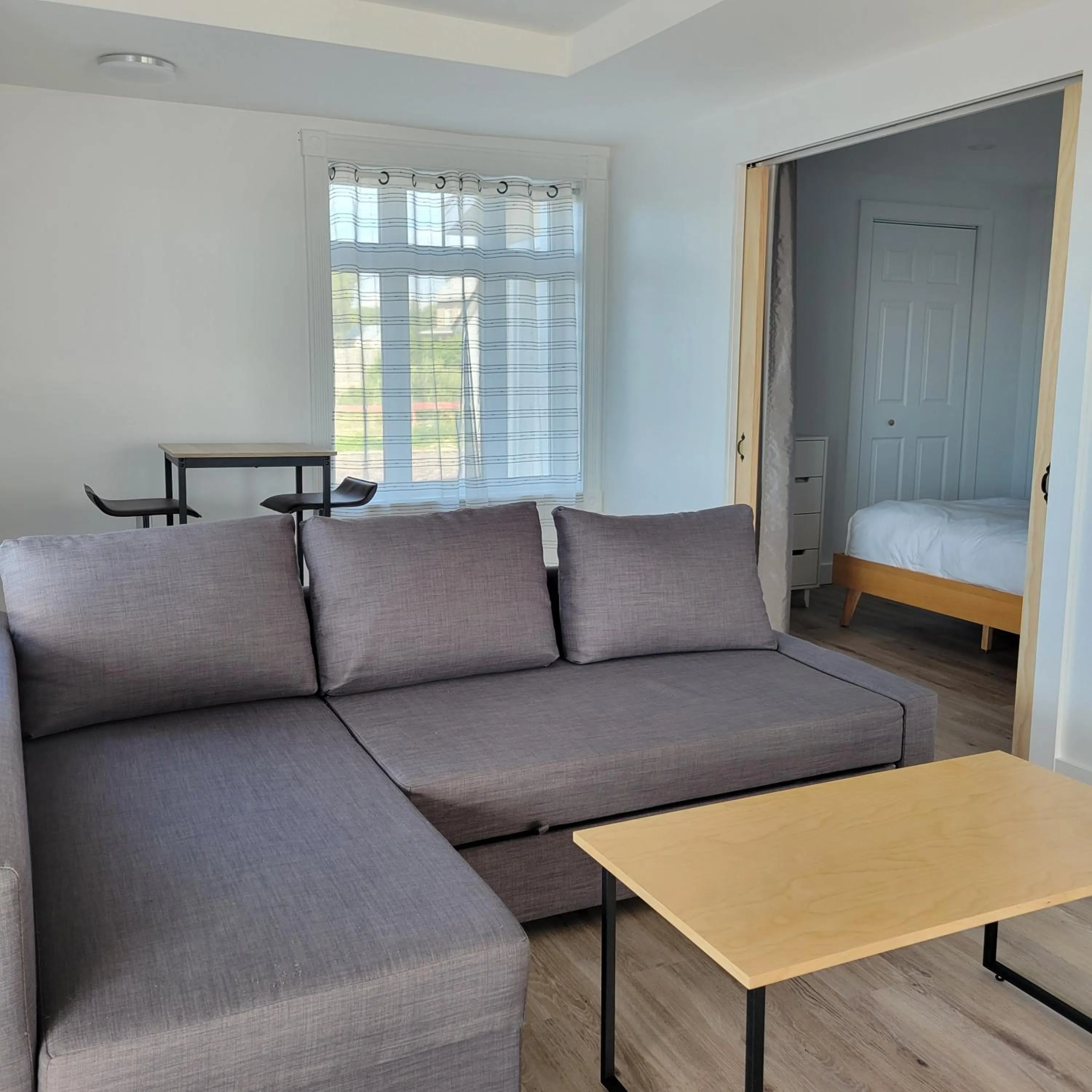 Seating area in Le Gaspesiana