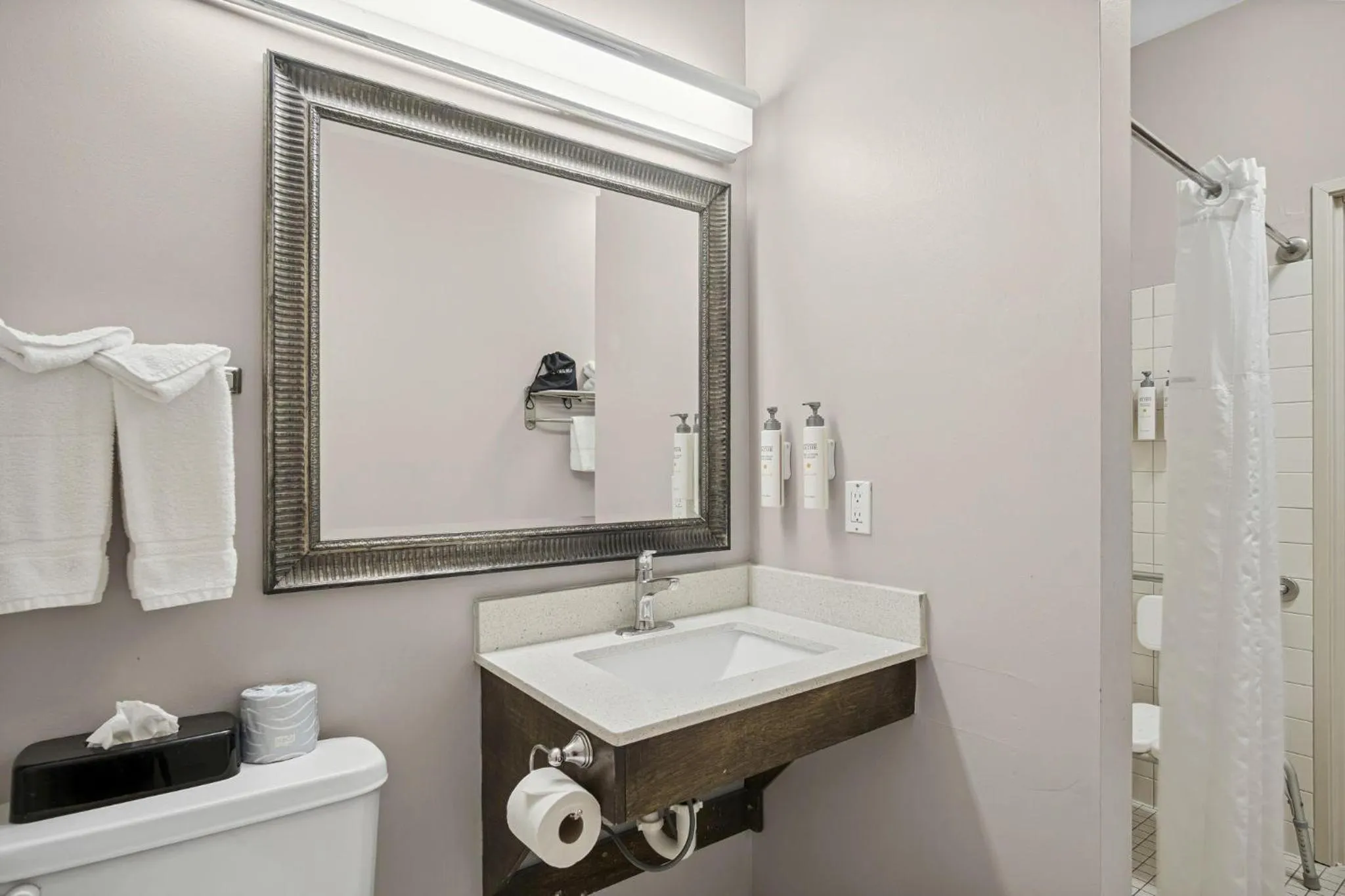 Bathroom in Sonesta Essential Hotels & Suites Kansas City Blue Springs