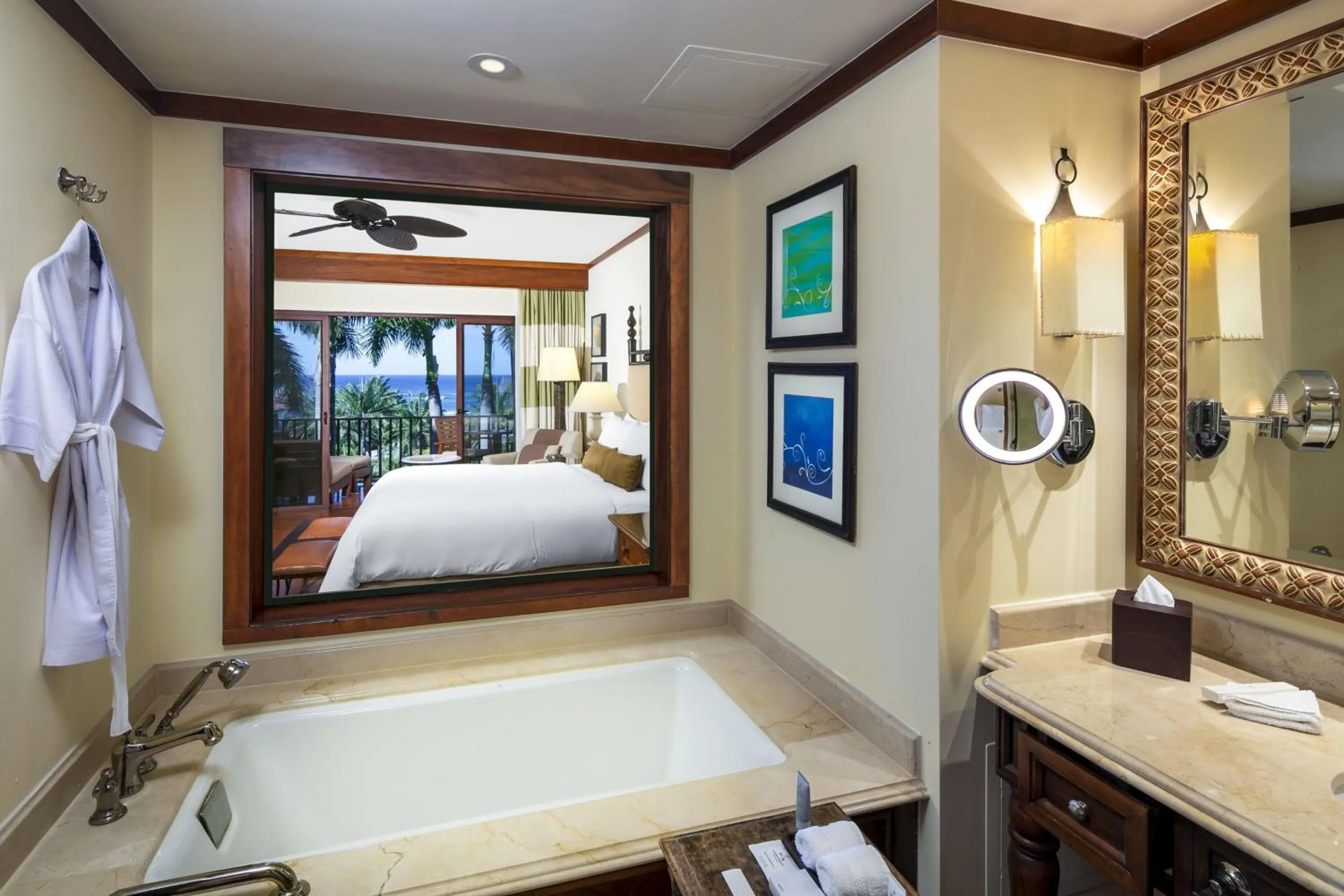 Bathroom, Bed in JW Marriott Guanacaste Beach Resort