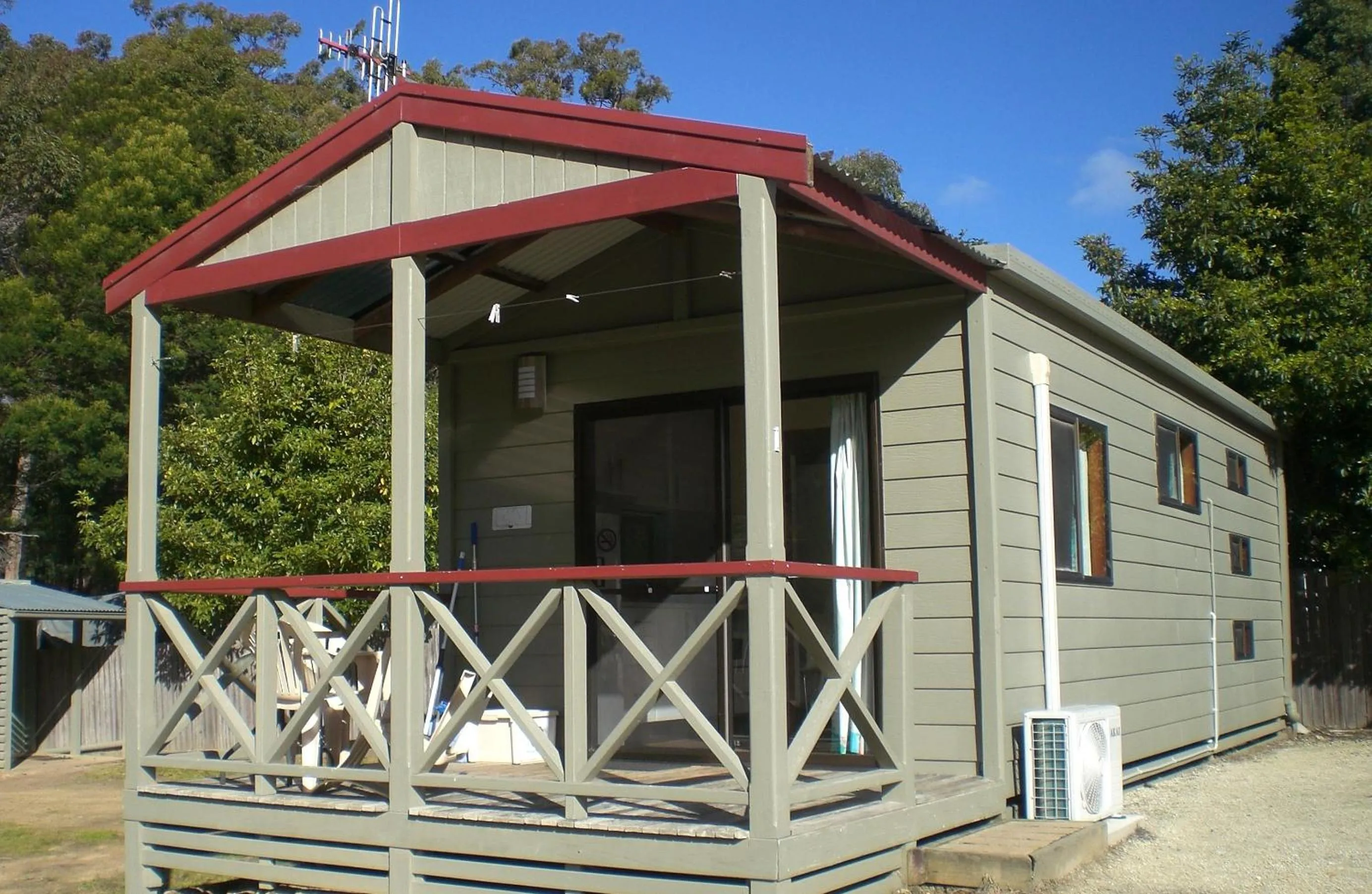 Property building in Mallacoota's Shady Gully Caravan Park