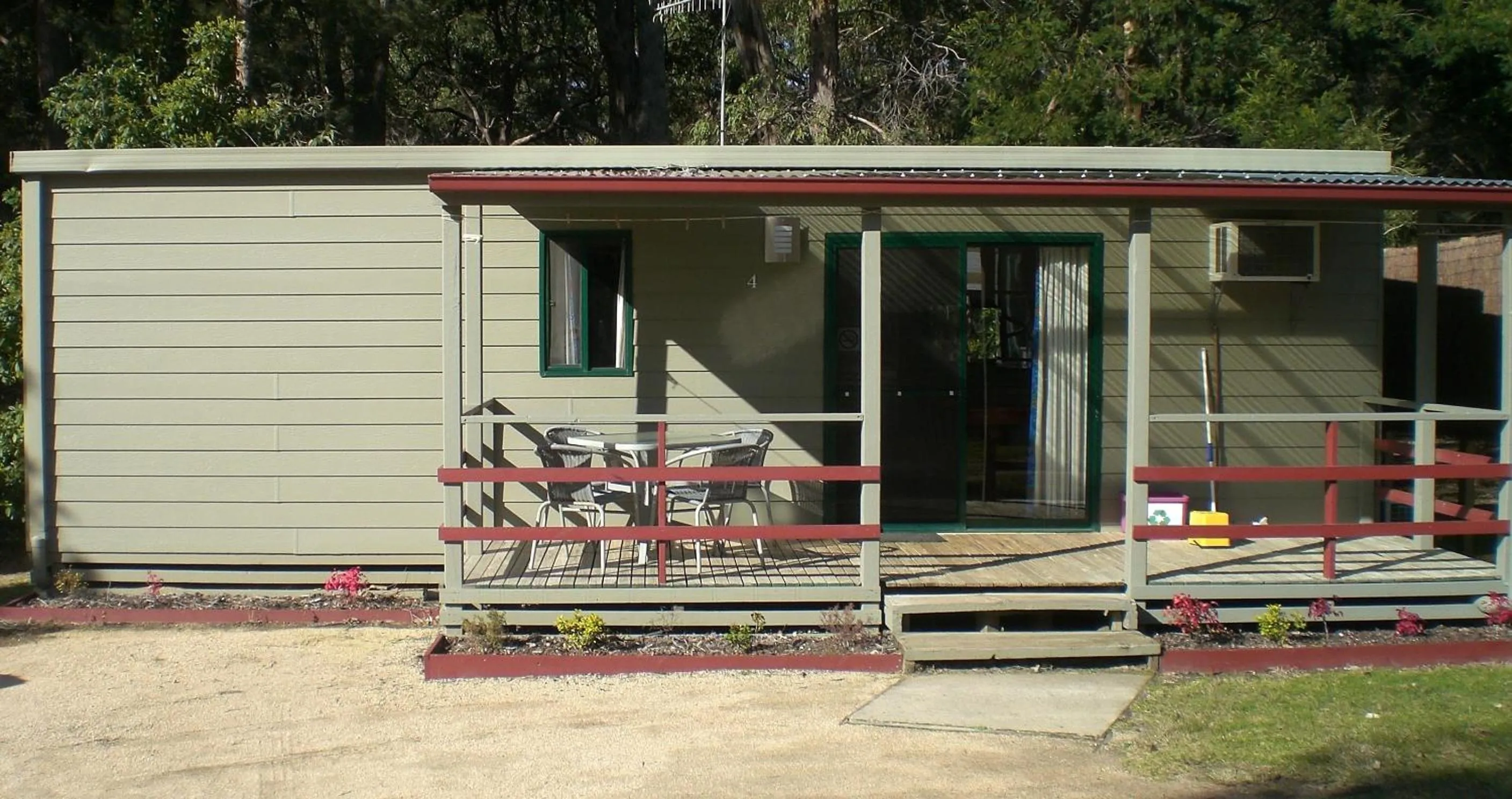 Property building in Mallacoota's Shady Gully Caravan Park