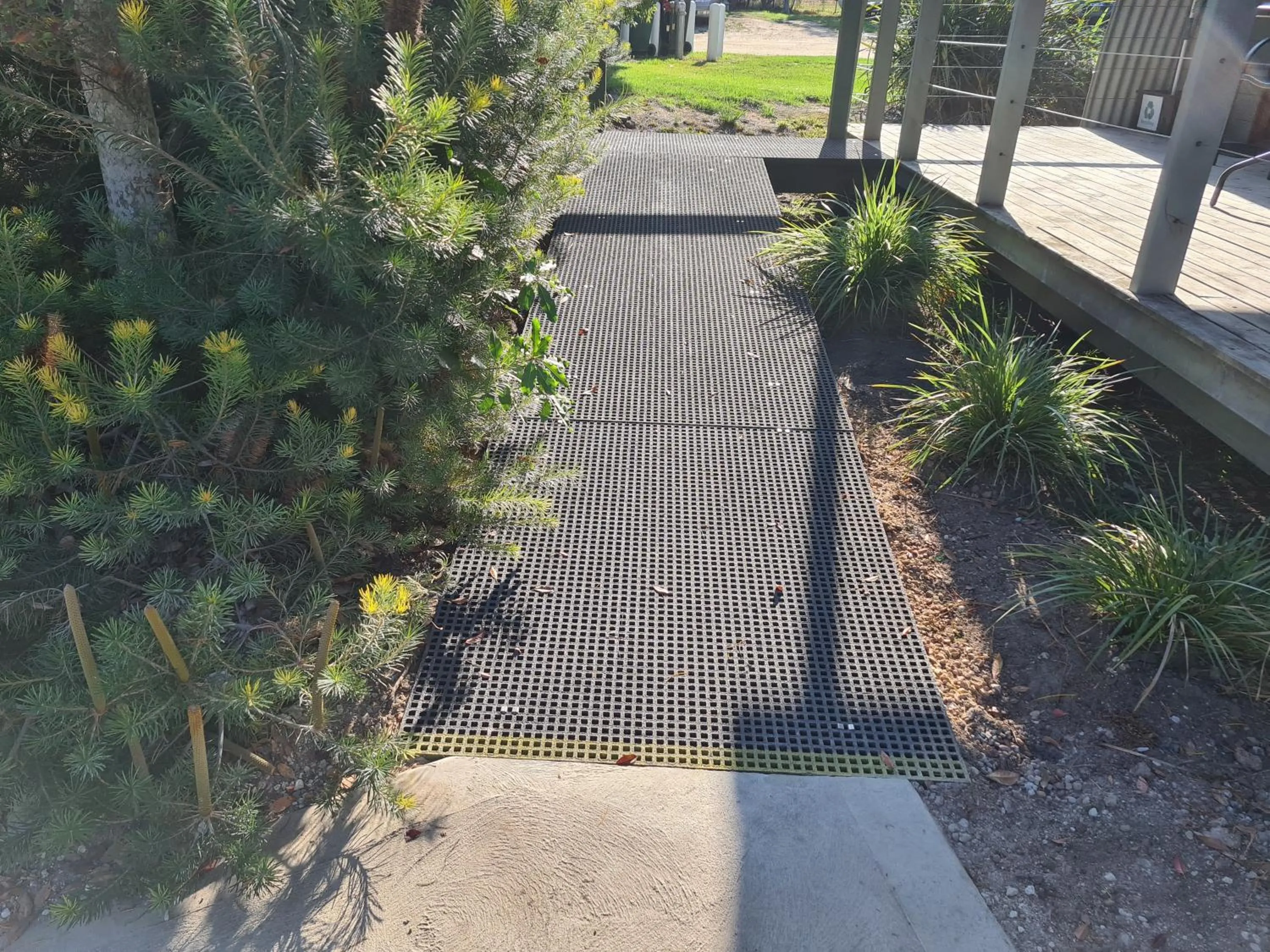Facade/entrance in Mallacoota's Shady Gully Caravan Park
