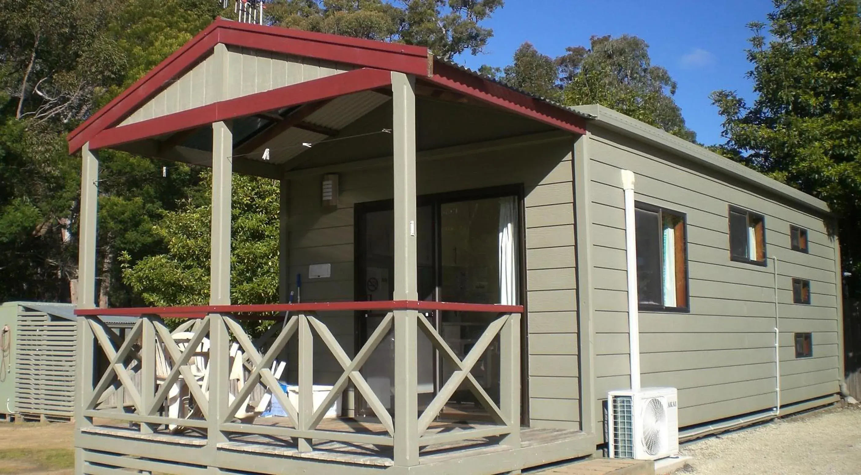 Standard Cabin in Mallacoota's Shady Gully Caravan Park Standard Cabin in Mallacoota's Shady Gully Caravan Park