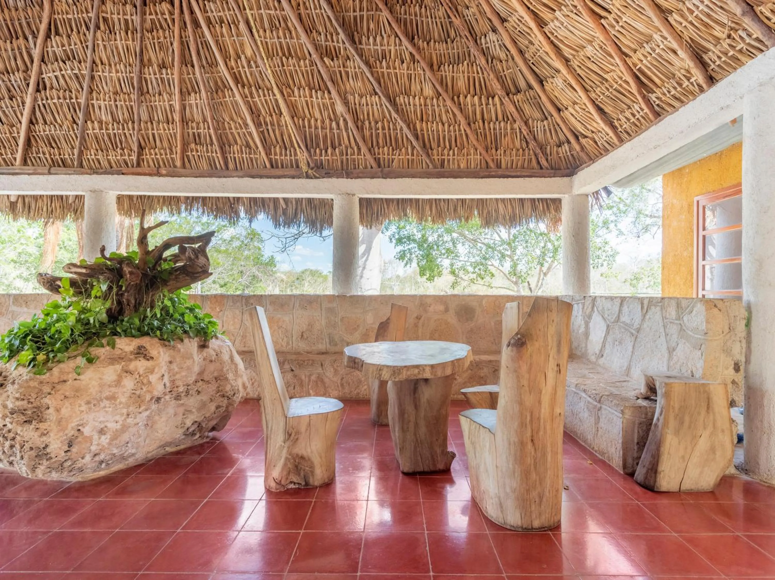 Lobby or reception in Hotel Villas del Ángel