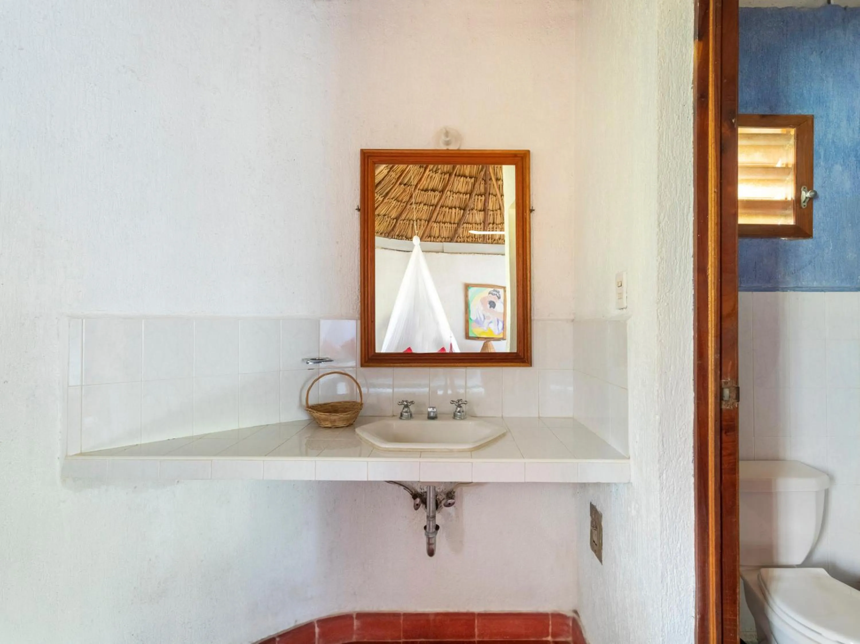 Bathroom in Hotel Villas del Ángel
