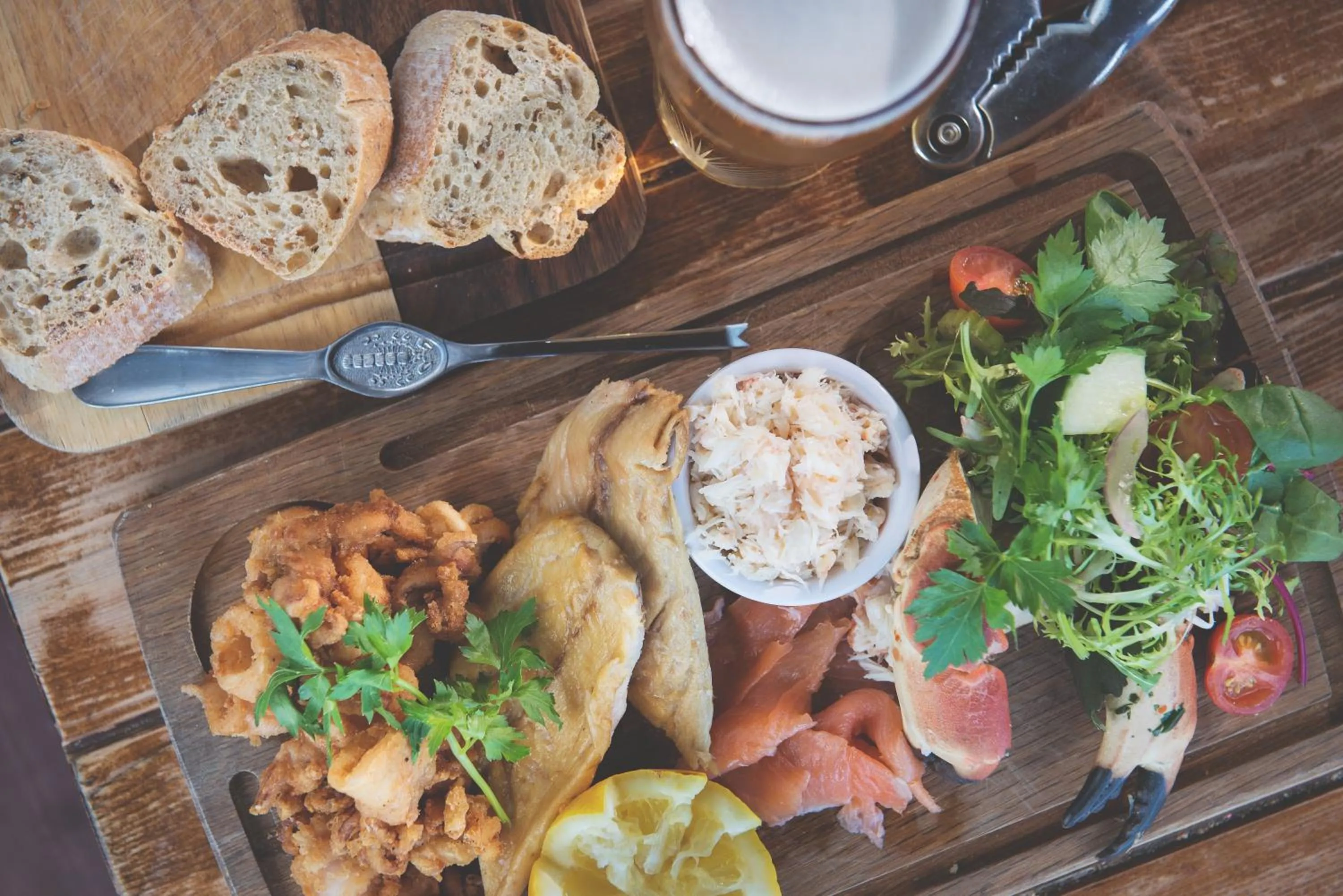 Food close-up in Port William Inn