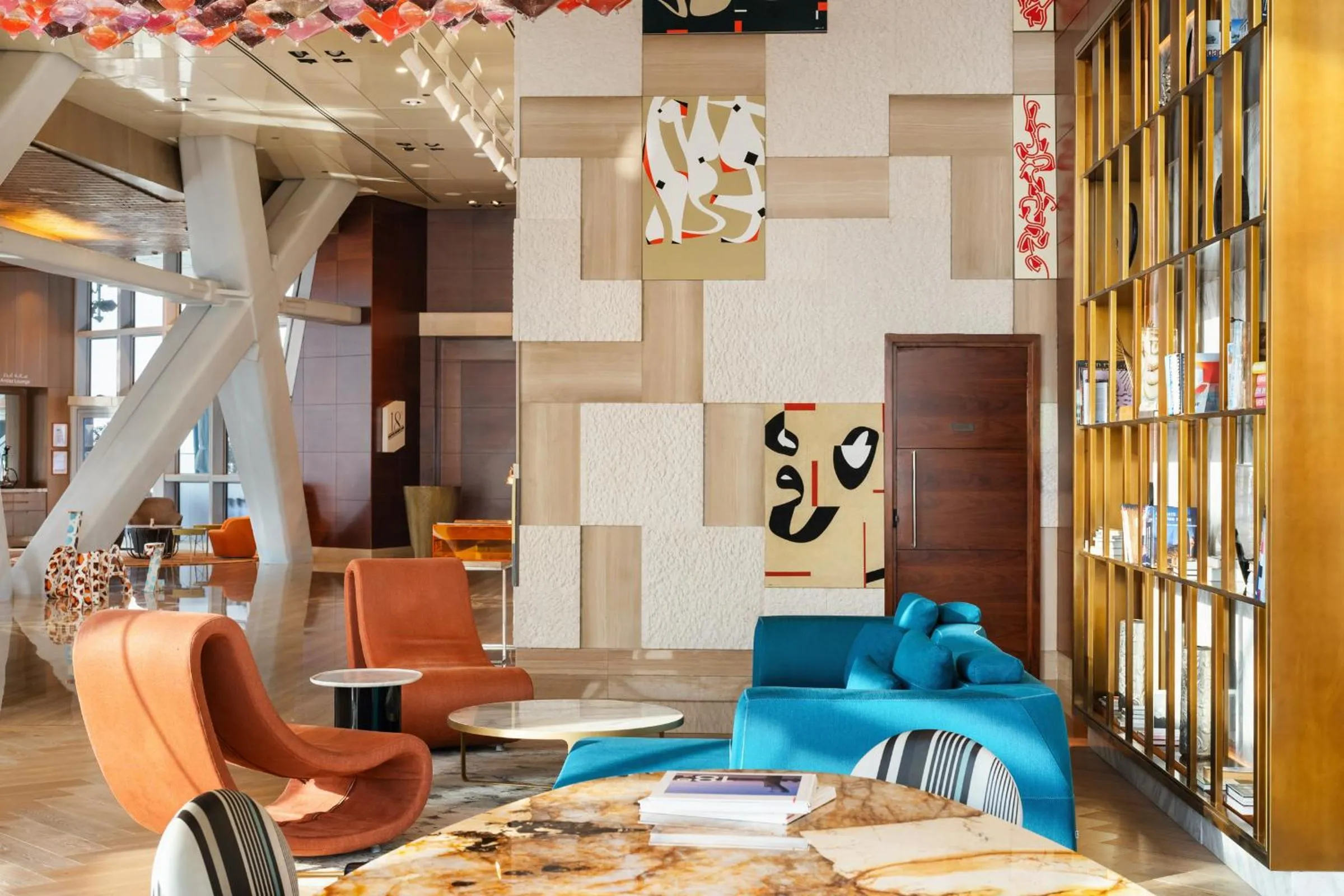 Lobby or reception in Andaz Capital Gate Abu Dhabi, By Hyatt