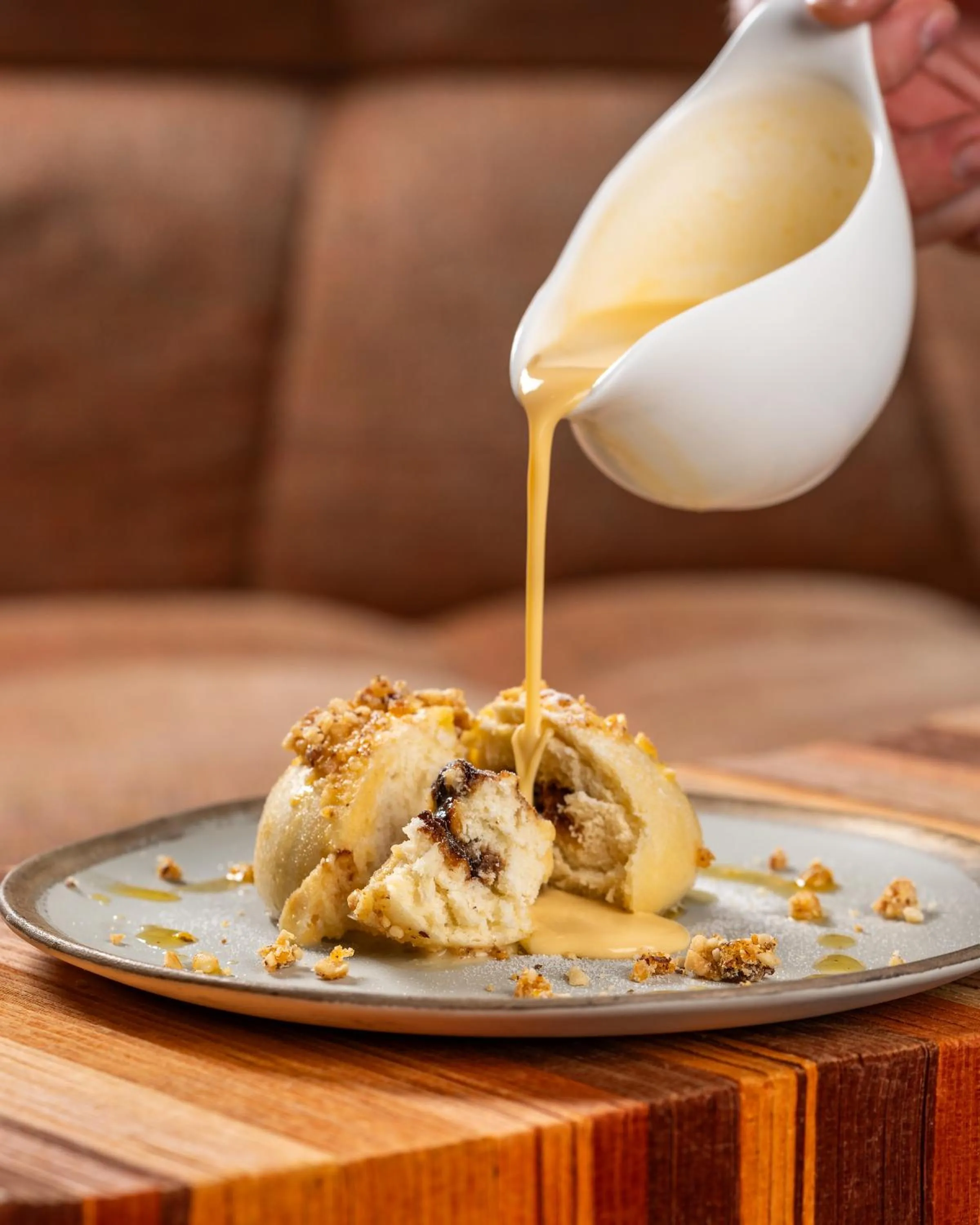 Food close-up in Andaz Capital Gate Abu Dhabi, By Hyatt