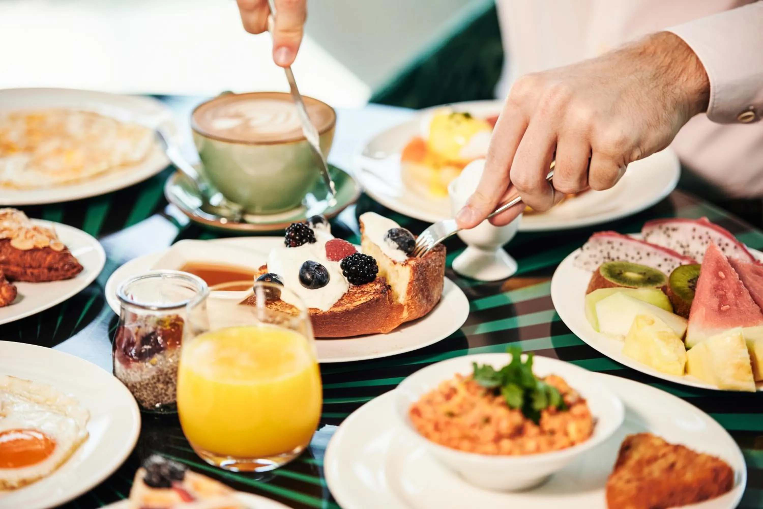 Breakfast in Andaz Capital Gate Abu Dhabi, By Hyatt