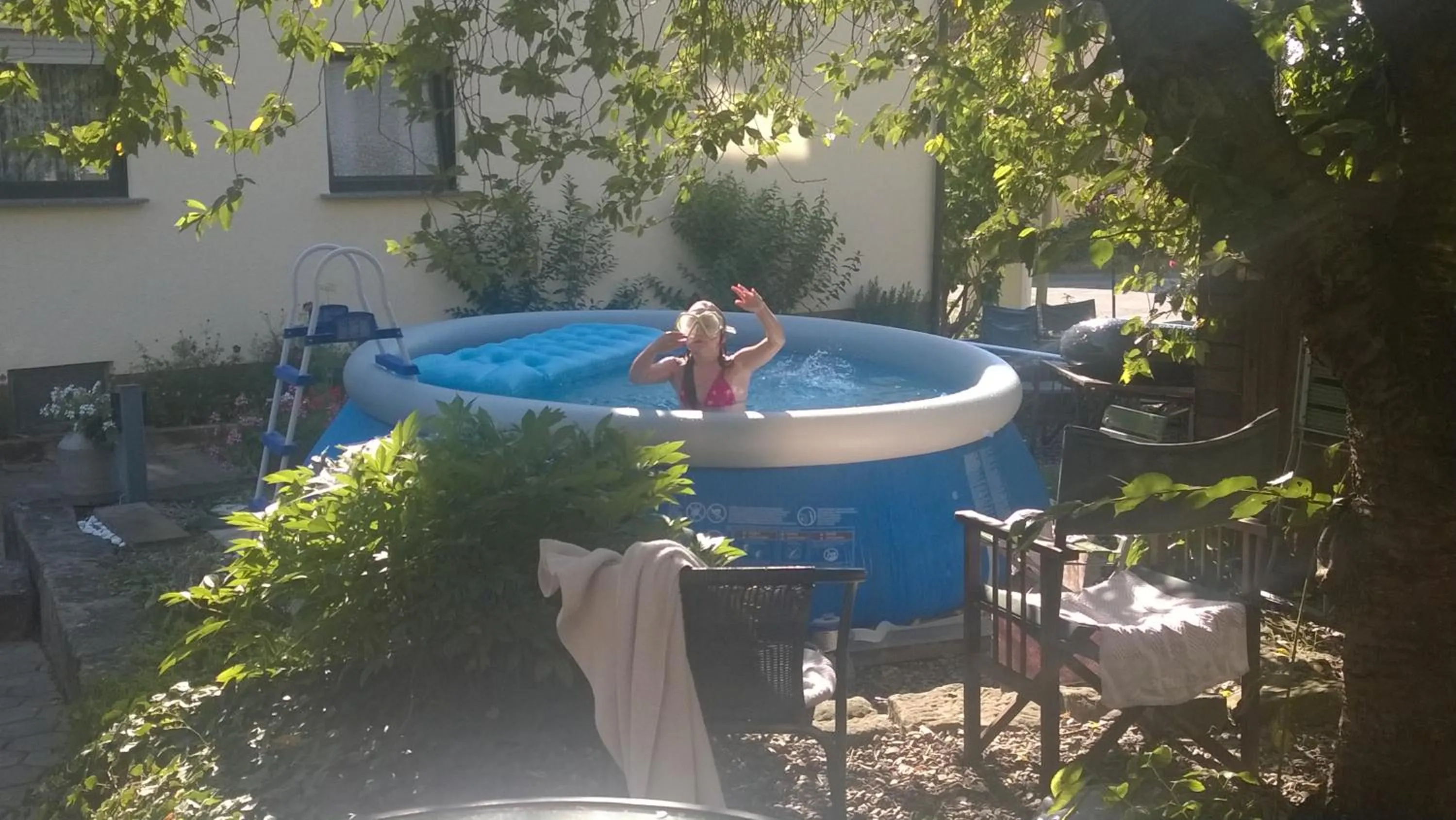 Swimming pool in Adolphs Frühstückspension