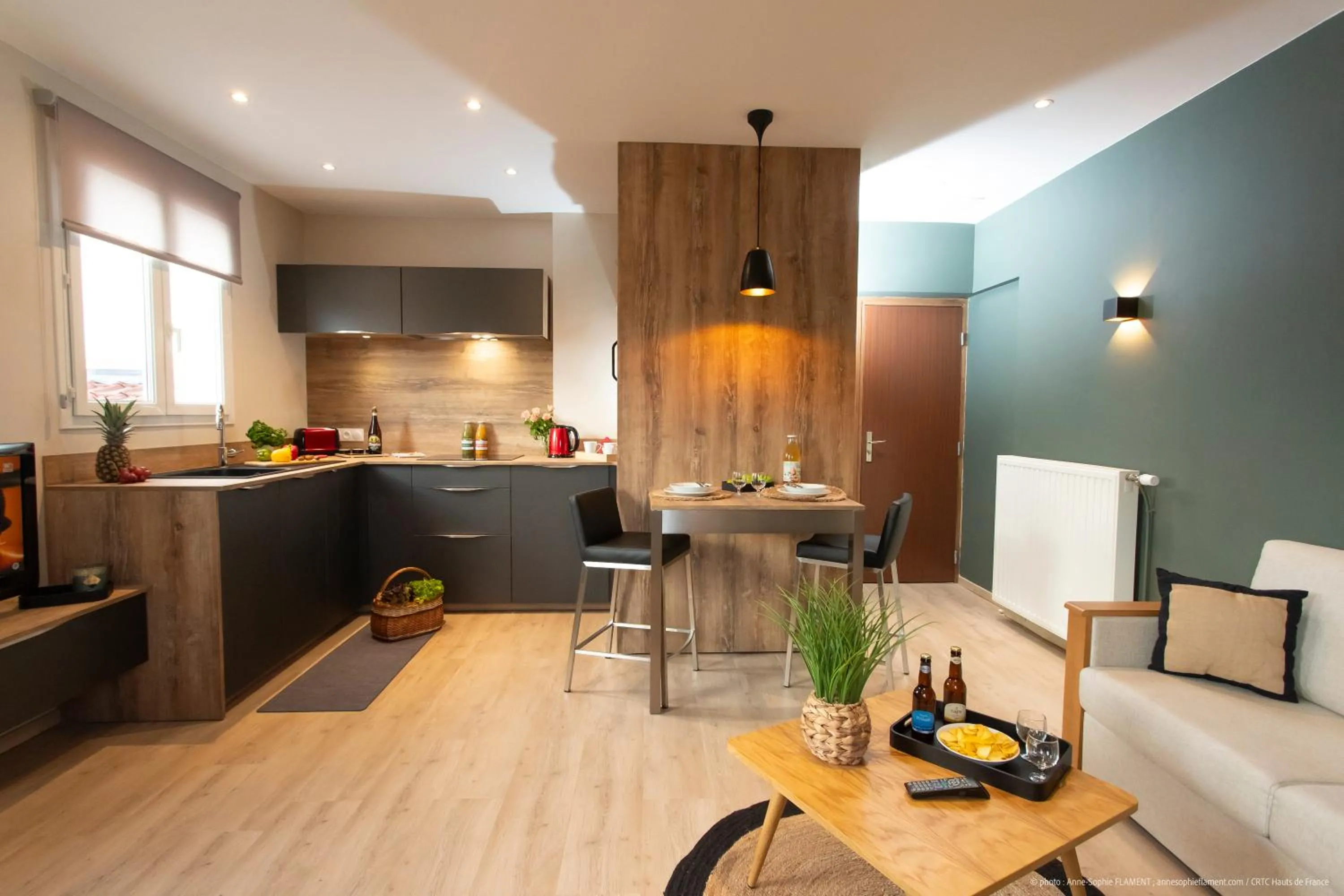 Kitchen or kitchenette in La Maison Blanche