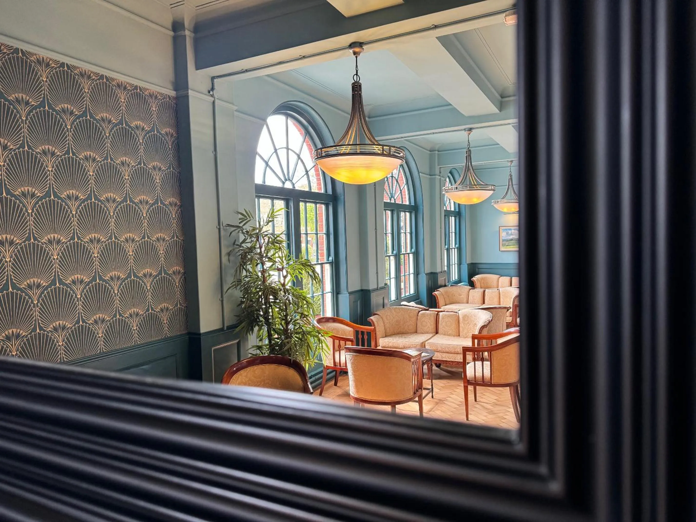 Seating area in Charlotte House Hotel