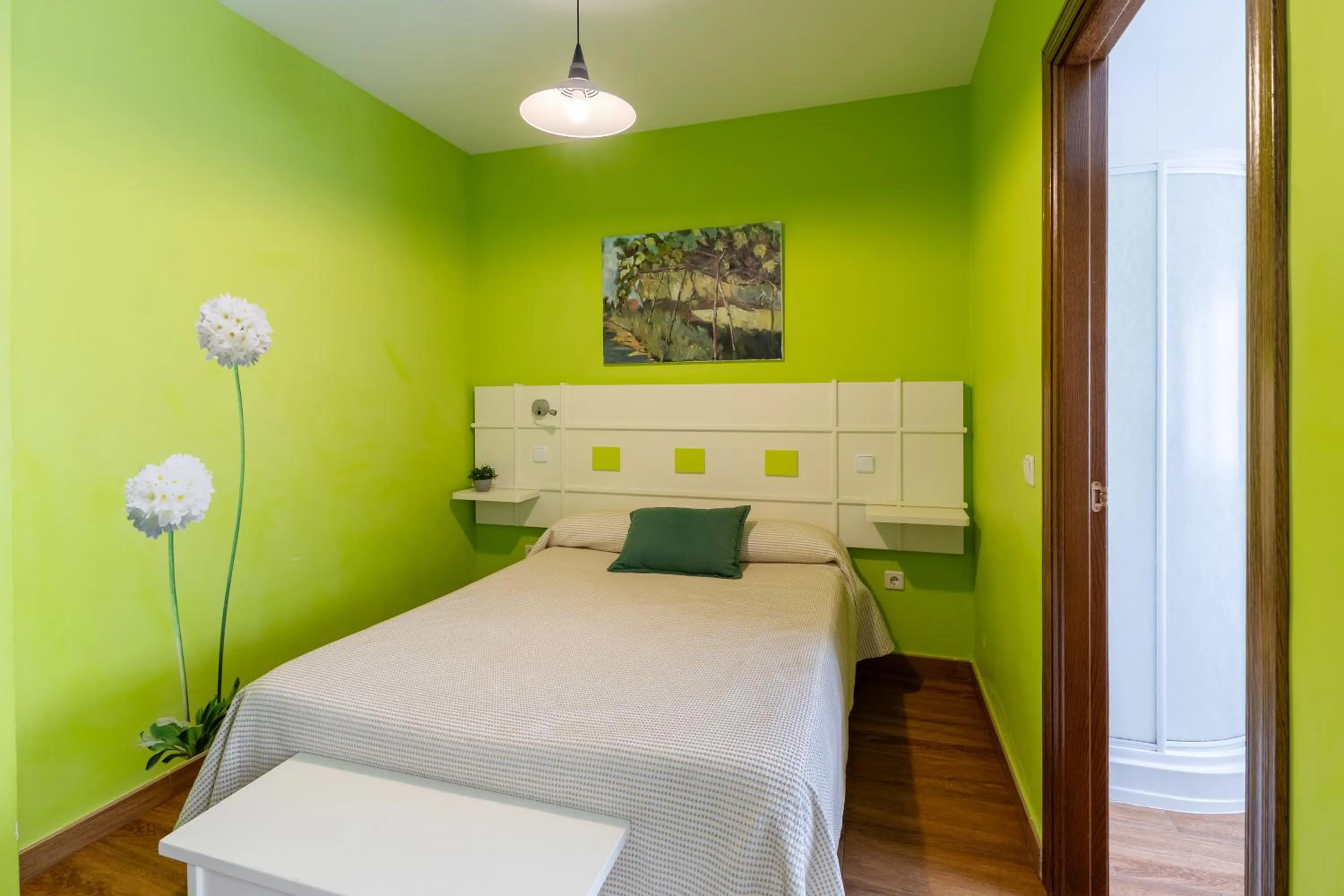 Bed in Alojamientos Callejón del Pozo, cerca Puy du Fou