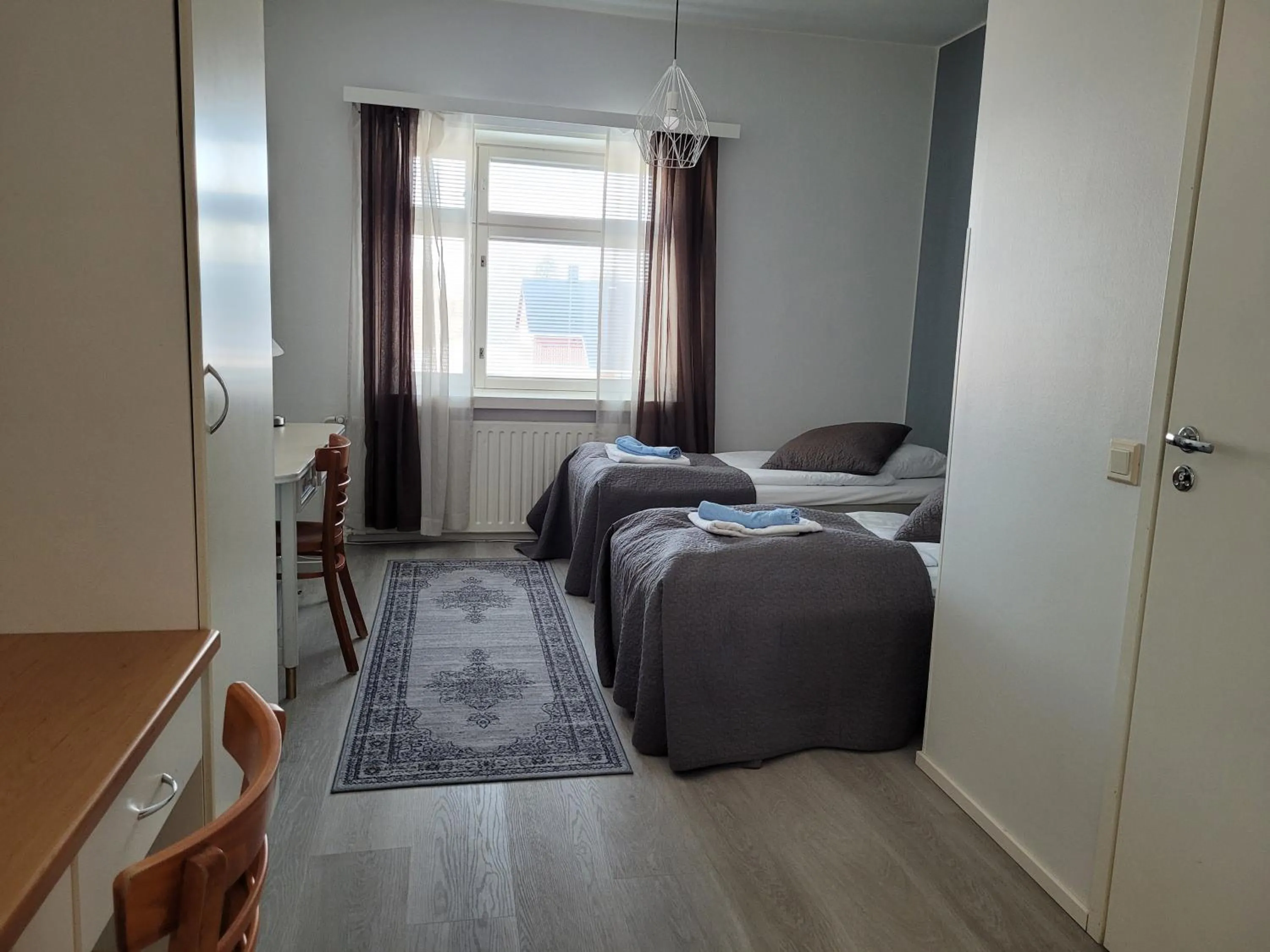 Bedroom, Bed in Kylpylähotelli Pohjanranta