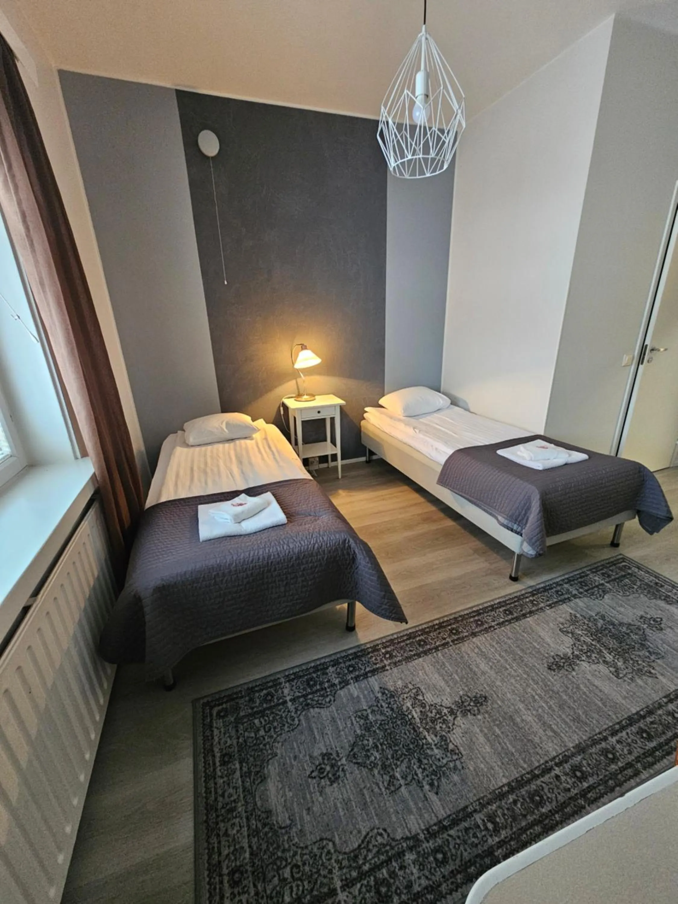 Bed in Kylpylähotelli Pohjanranta