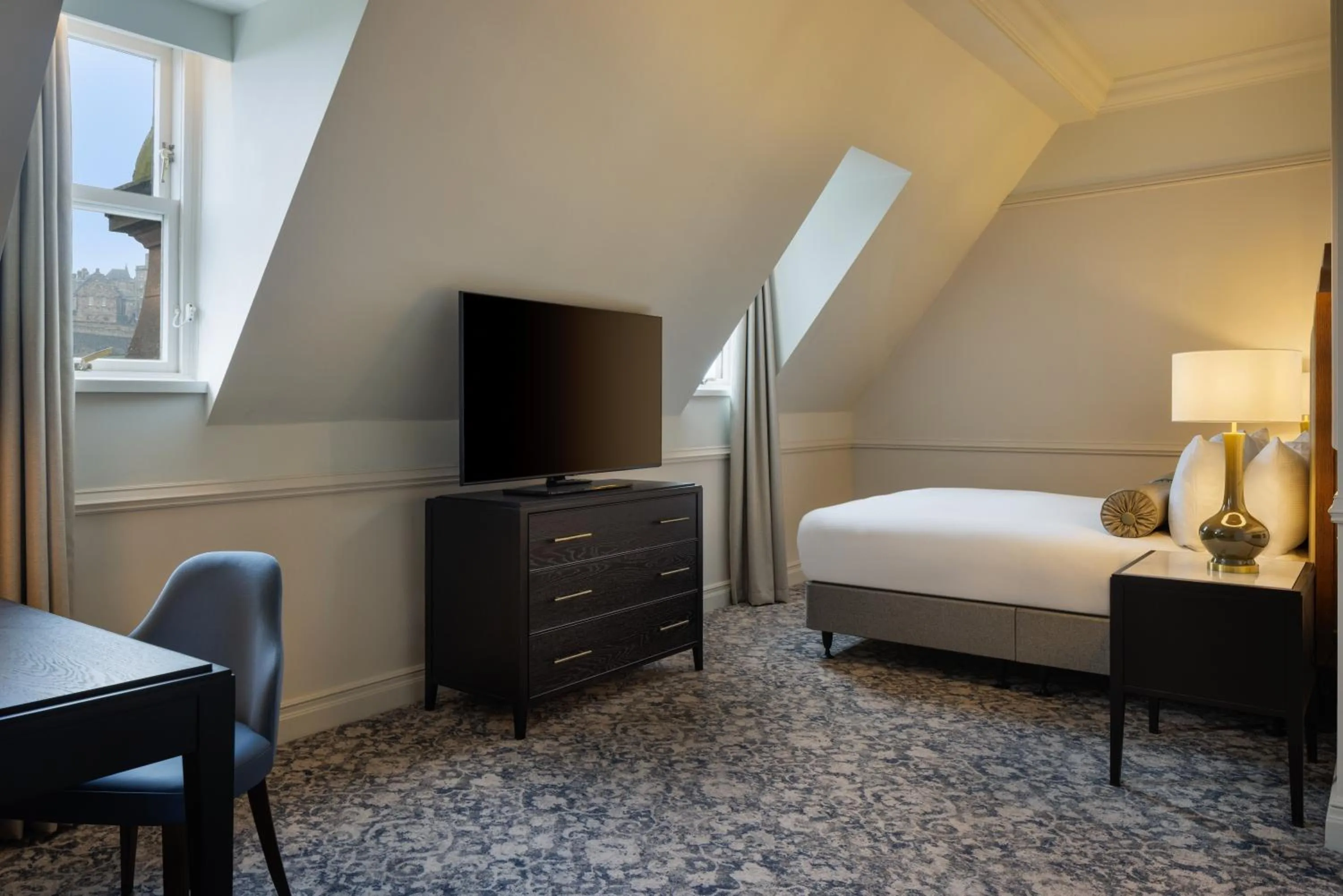 Bedroom, Bed in The Caledonian Edinburgh, Curio Collection by Hilton