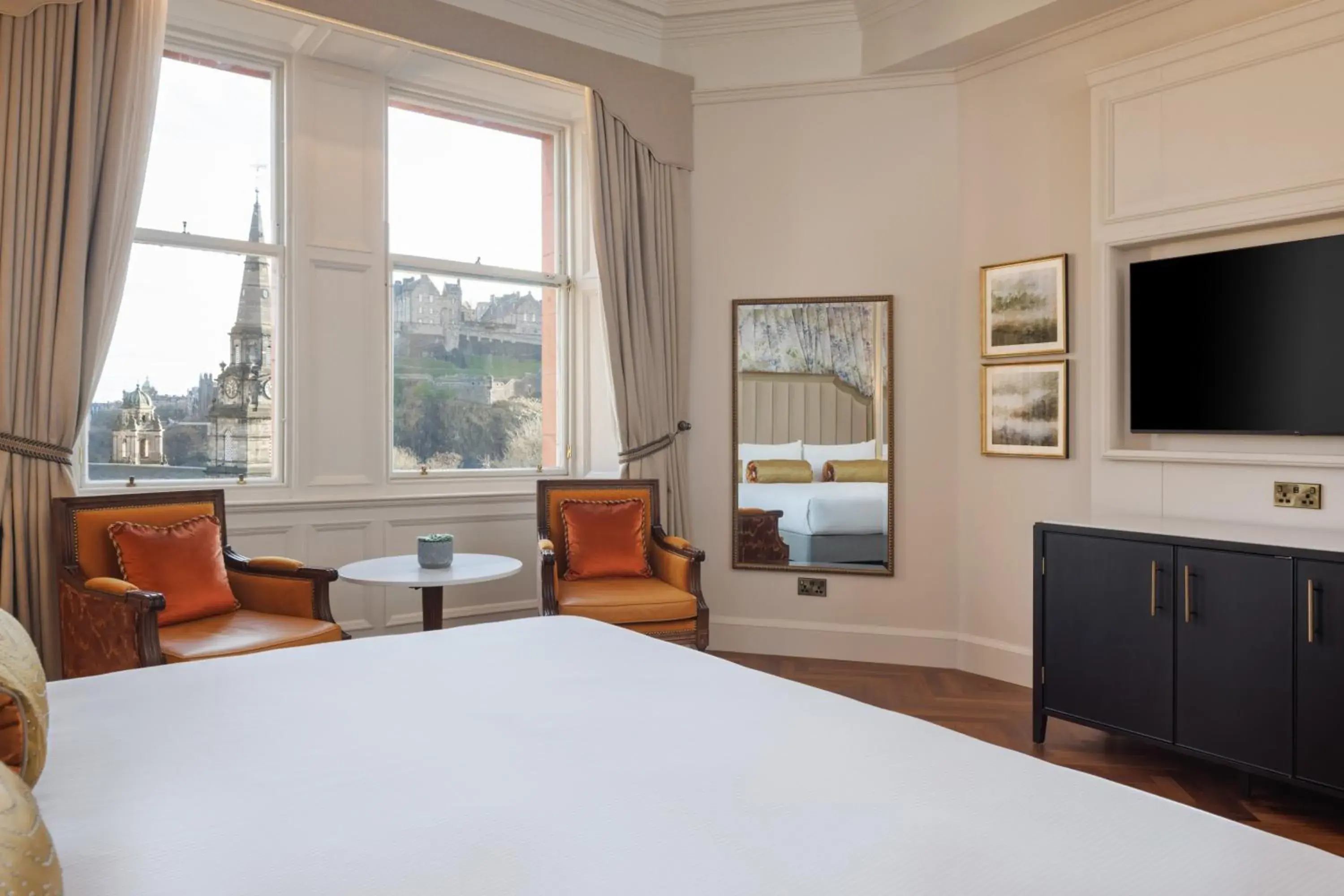 Bed in The Caledonian Edinburgh, Curio Collection by Hilton Bed in The Caledonian Edinburgh, Curio Collection by Hilton