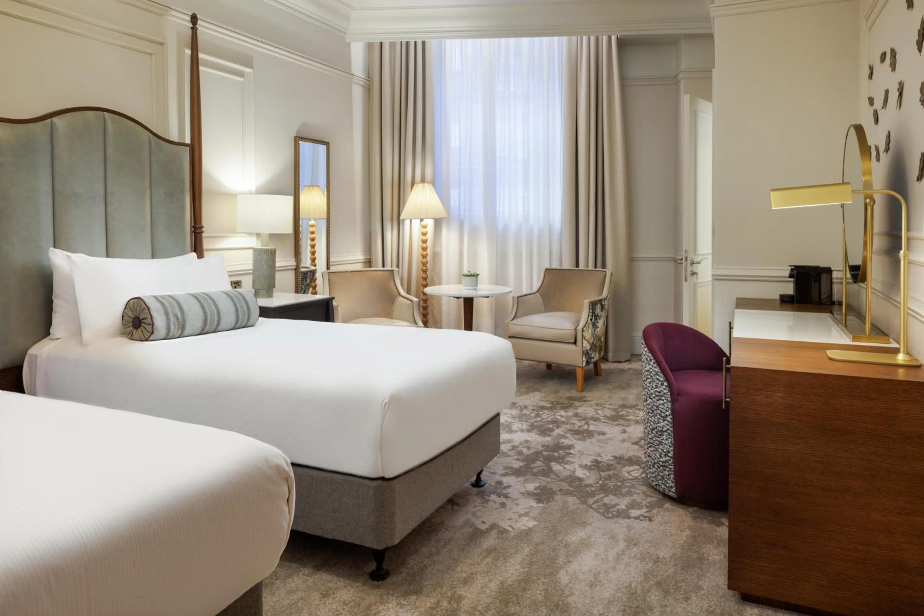 Bed in The Caledonian Edinburgh, Curio Collection by Hilton