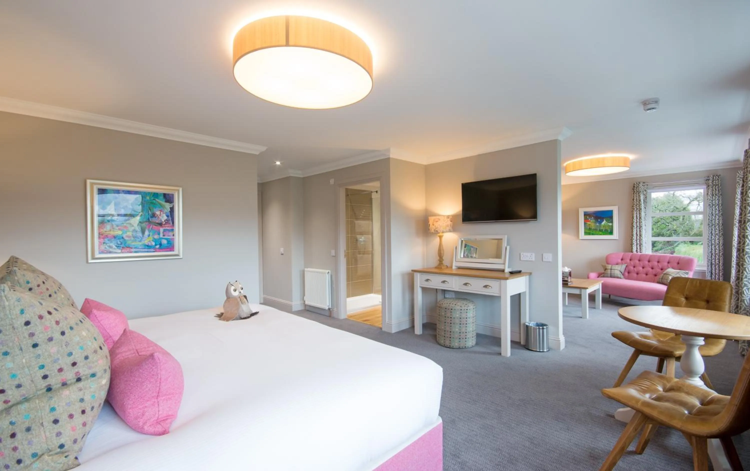 Photo of the whole room, Bed in Knockendarroch Hotel